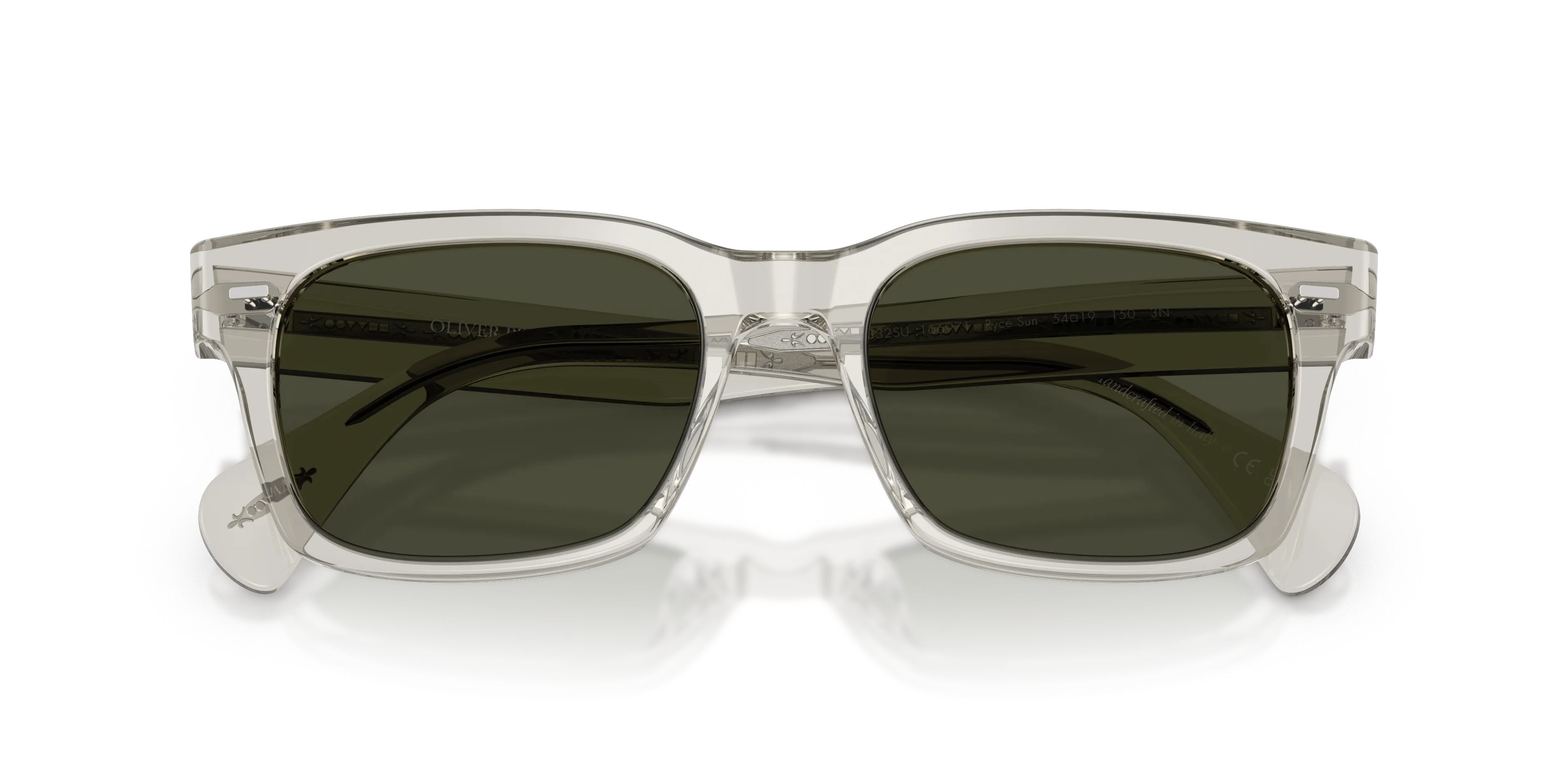 Oliver Peoples OV5332SU RYCE SUN 166971 Occhiali da sole Acetato Nero Verde G15 Squadrata Normale - immagine 2