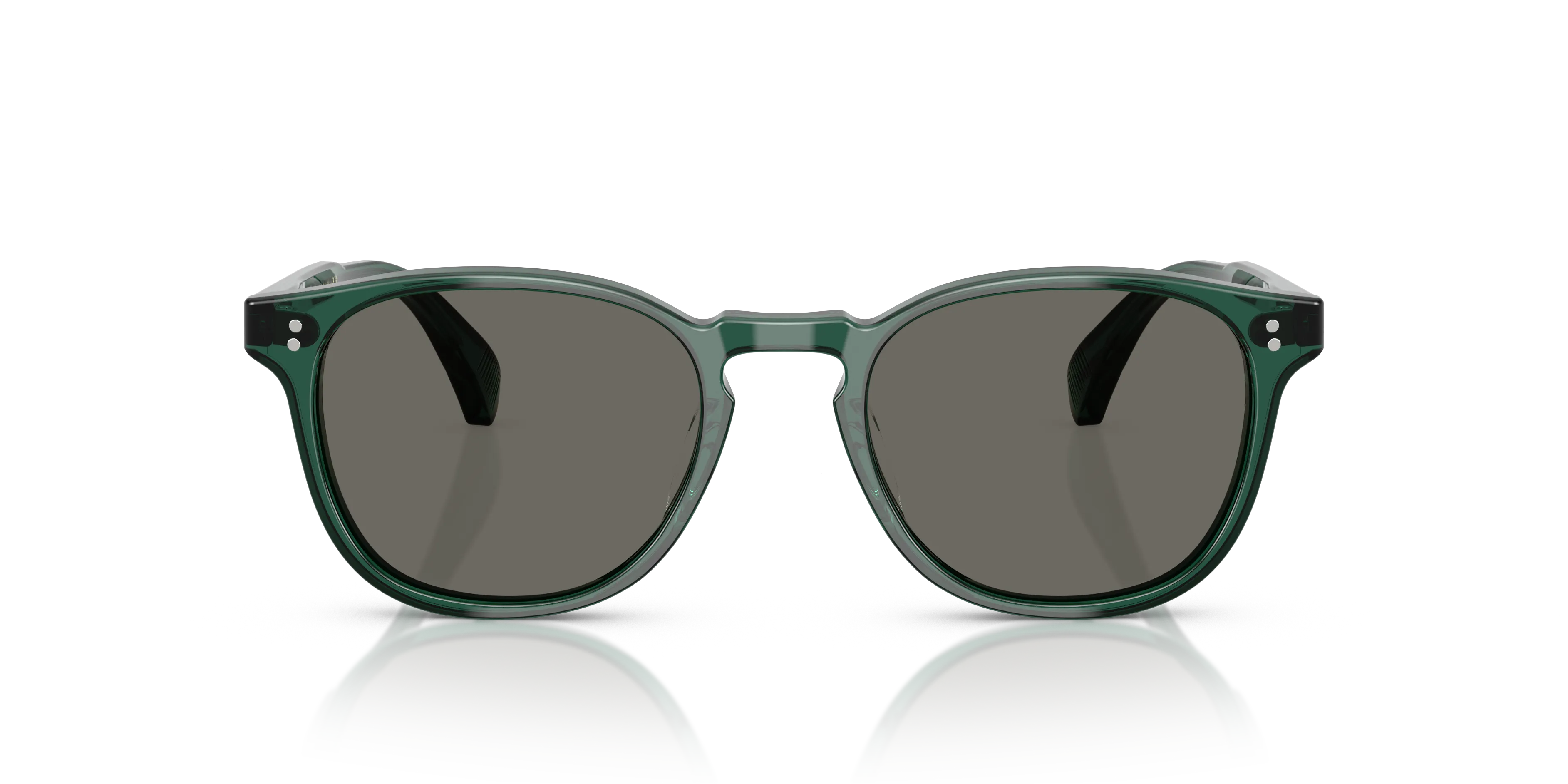 Oliver Peoples OV5298SU FINLEY ESQ. SUN (U) 1763R5 Occhiali da sole Acetato Verde Grigio Rotonda Normale - immagine 3