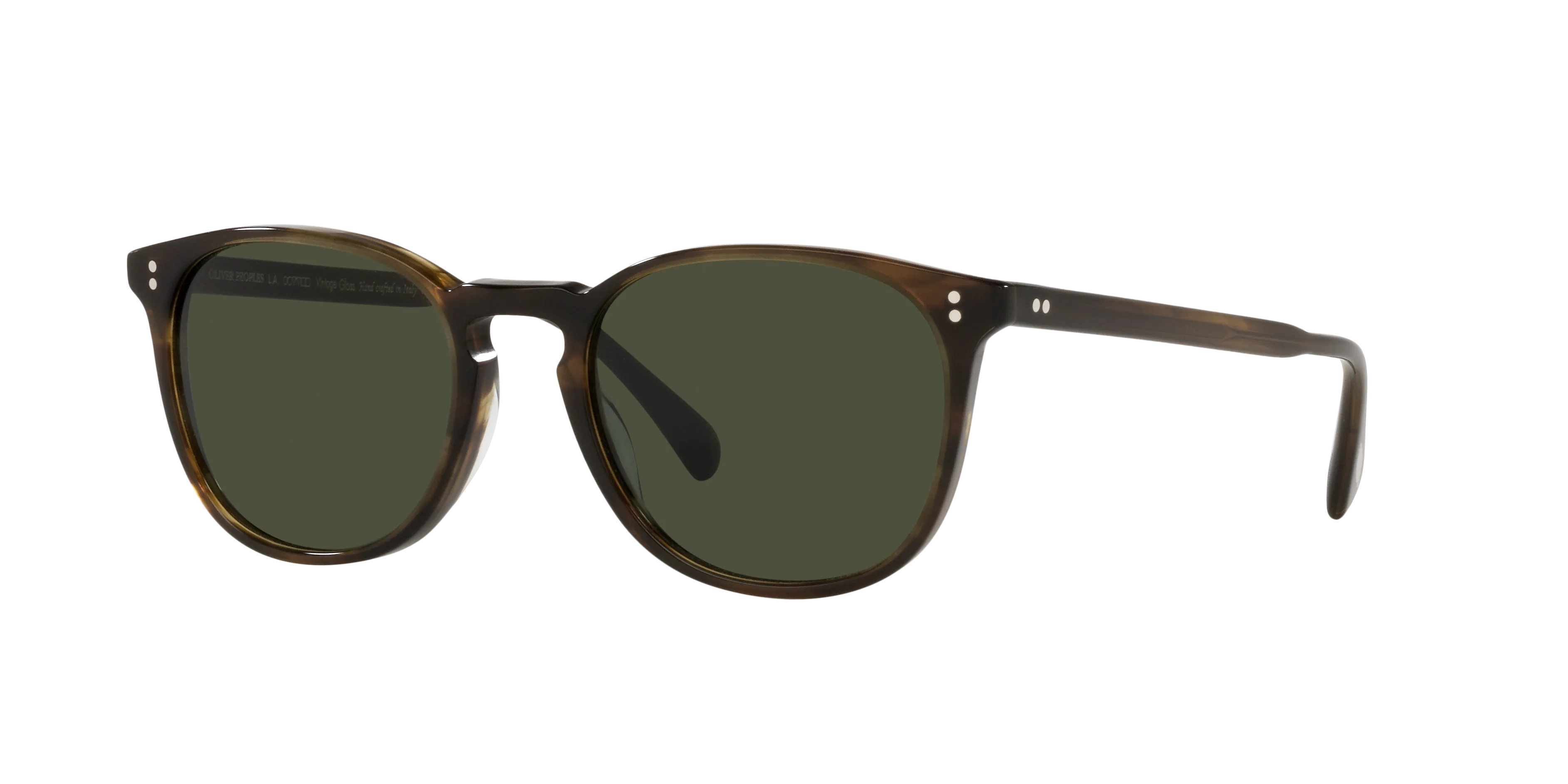 Oliver Peoples OV5298SU FINLEY ESQ. SUN (U) 167752 Occhiali da sole Acetato Marrone Verde G15 Rotonda Normale - immagine 1