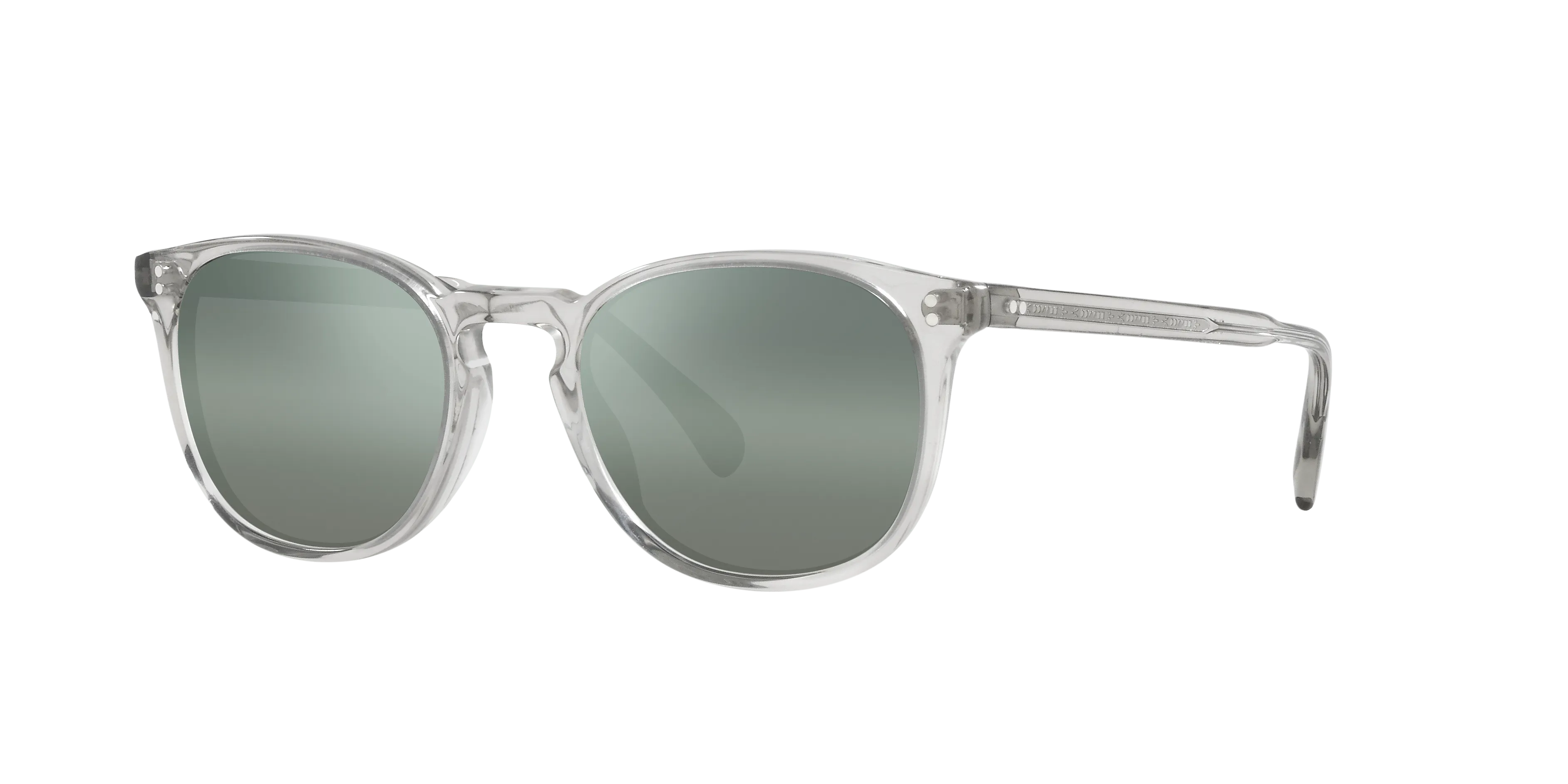 Oliver Peoples OV5298SU FINLEY ESQ. SUN (U) 166941 Occhiali da sole Acetato Nero Argento Rotonda Normale - immagine 1