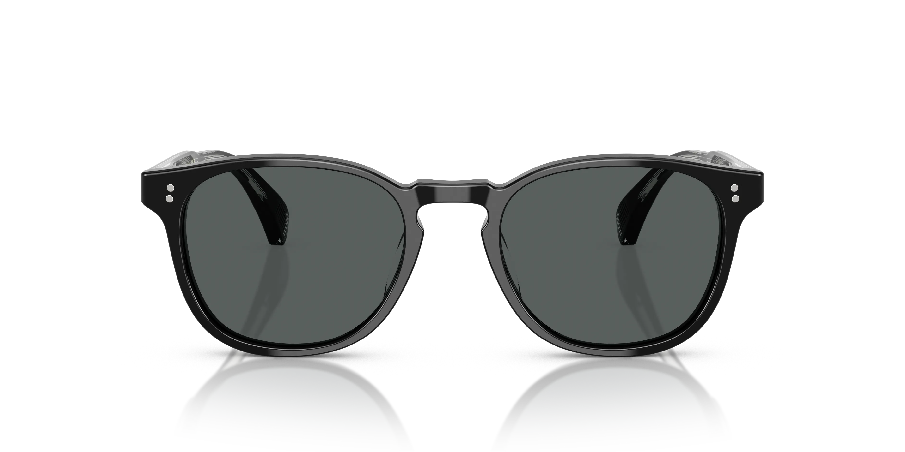 Oliver Peoples OV5298SU FINLEY ESQ. SUN (U) 1492P2 Occhiali da sole Acetato Nero Grigio Rotonda Polarizzata - immagine 3