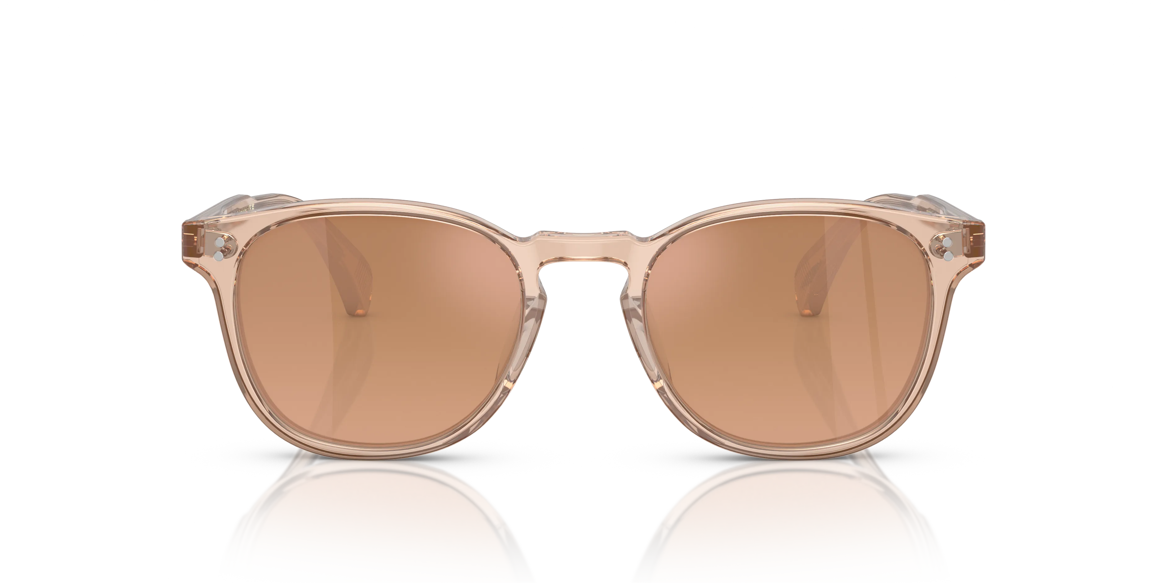Oliver Peoples OV5298SU FINLEY ESQ. SUN (U) 147142 Occhiali da sole Acetato Rosa Marrone Rotonda Normale - immagine 3