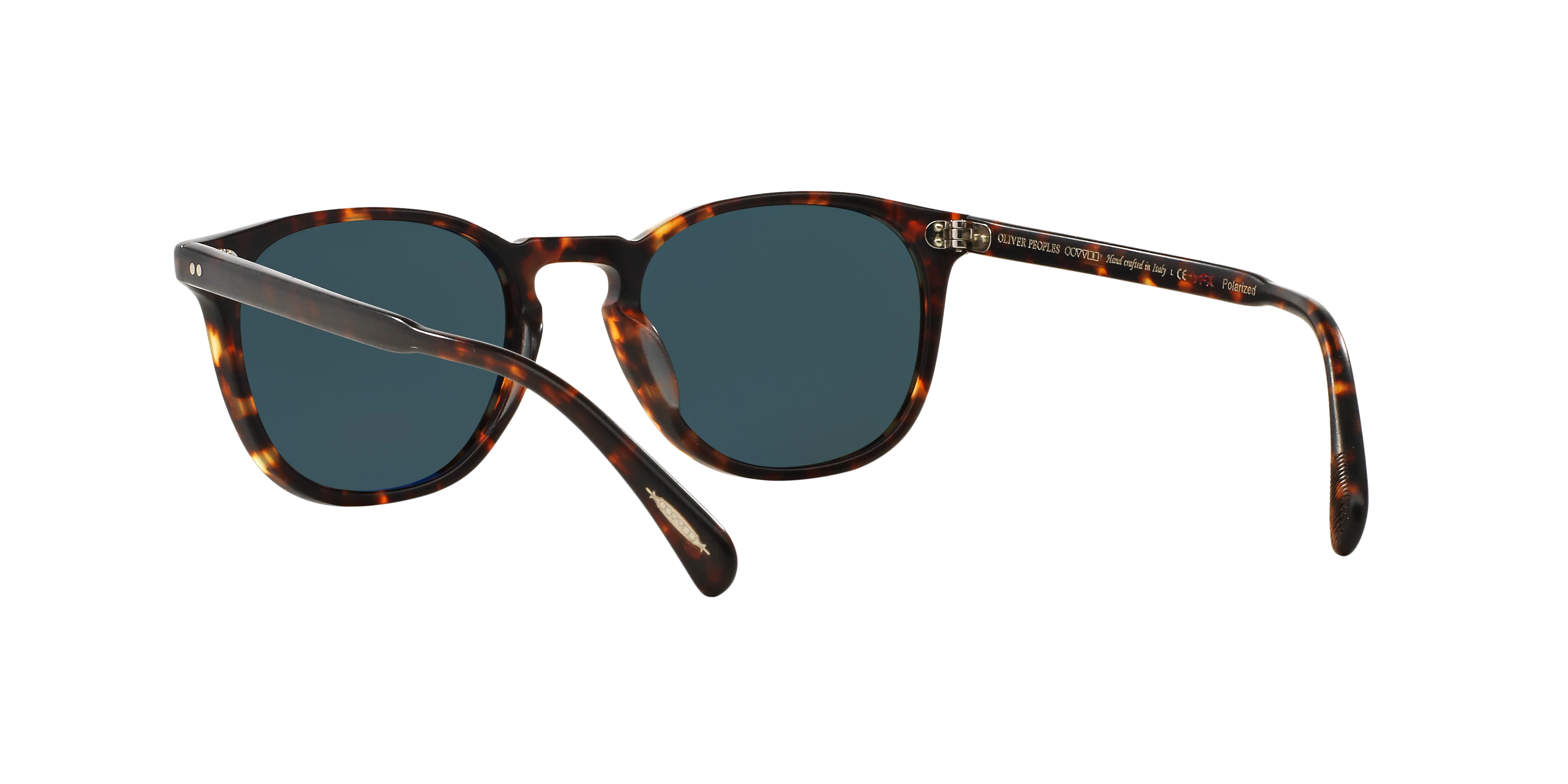 Oliver Peoples OV5298SU FINLEY ESQ. SUN (U) 1454O9 Occhiali da sole Acetato Marrone Verde G15 Rotonda Polarizzata - immagine 4