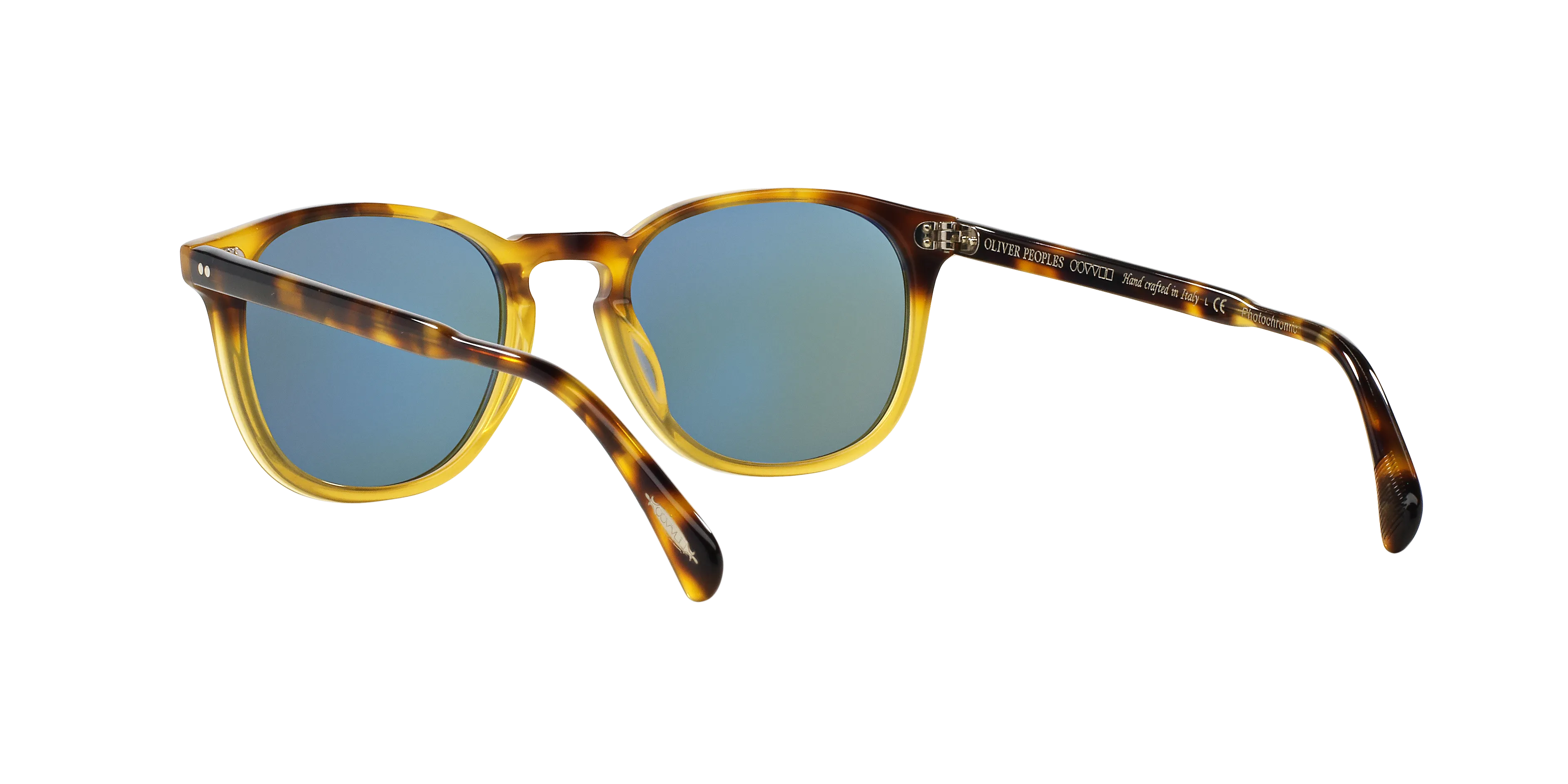 Oliver Peoples OV5298SU FINLEY ESQ. SUN (U) 1409R8 Occhiali da sole Acetato Marrone Grigio Rotonda Fotocromatiche - immagine 4