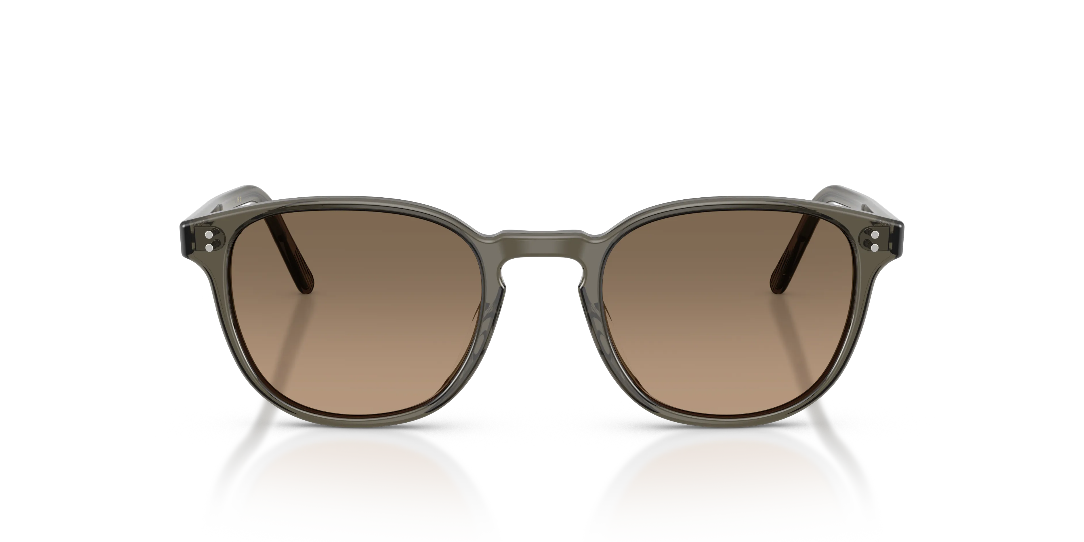 Oliver Peoples OV5219S FAIRMONT SUN 1820GN Occhiali da sole Acetato Grigio Marrone Squadrata Polarizzata - immagine 3