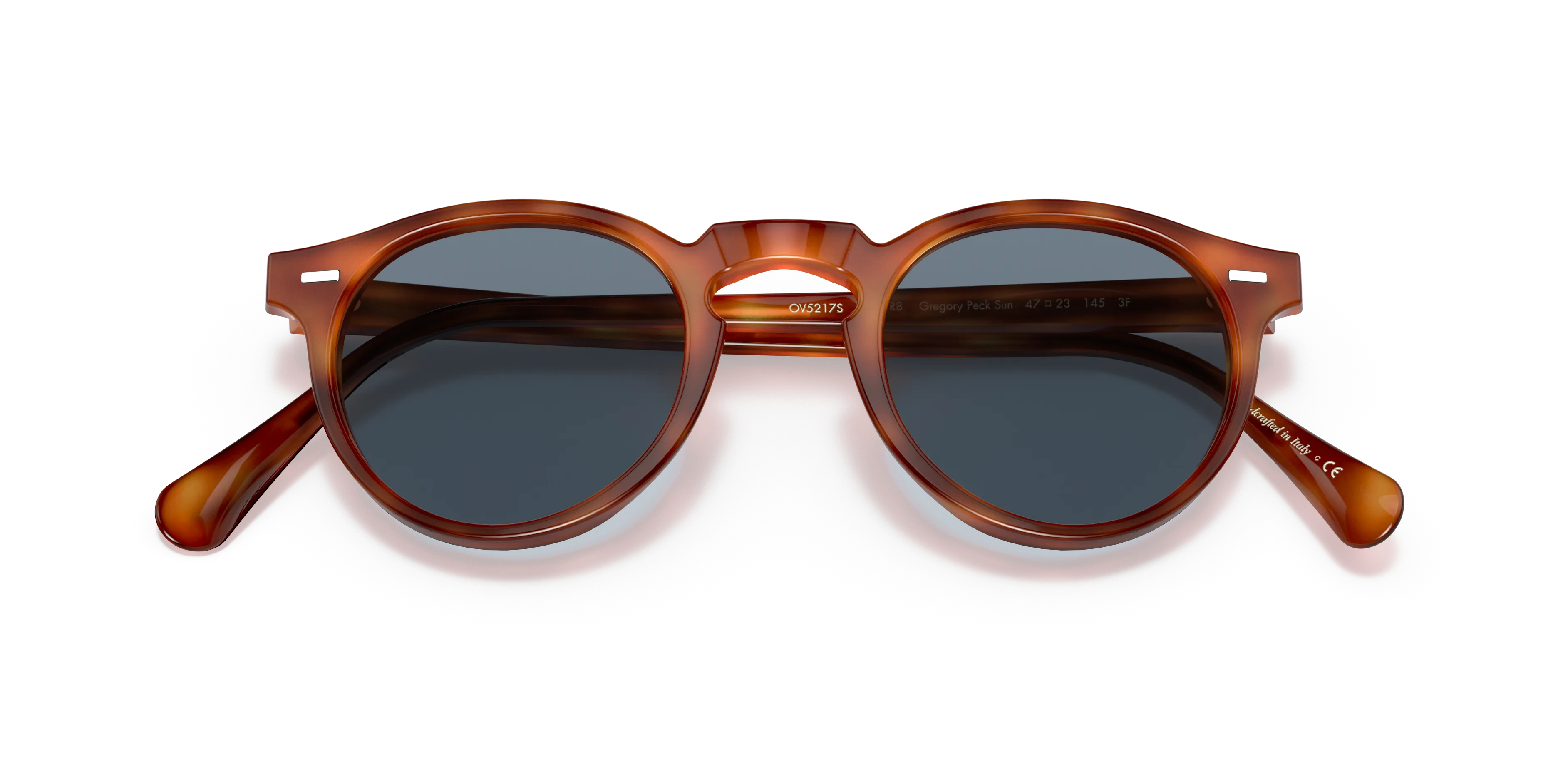 Oliver Peoples OV5217S GREGORY PECK SUN 1483R8 Occhiali da sole Acetato Tartaruga Grigio Pantos Fotocromatiche - immagine 2