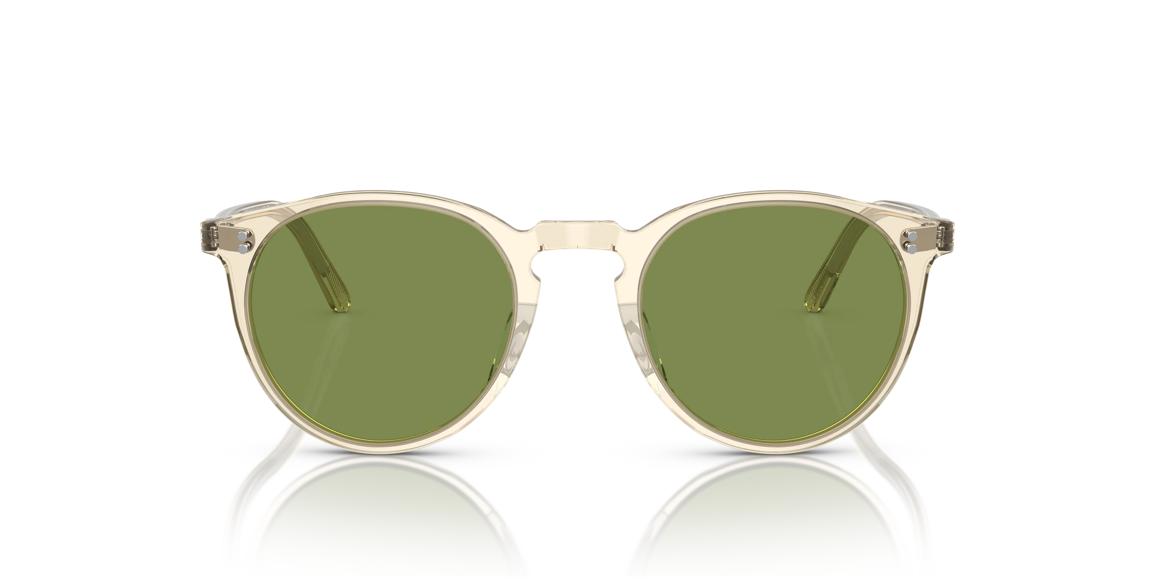 Oliver Peoples OV5183S O'MALLEY SUN 109452 Occhiali da sole Acetato Giallo Verde Pantos Normale - immagine 3