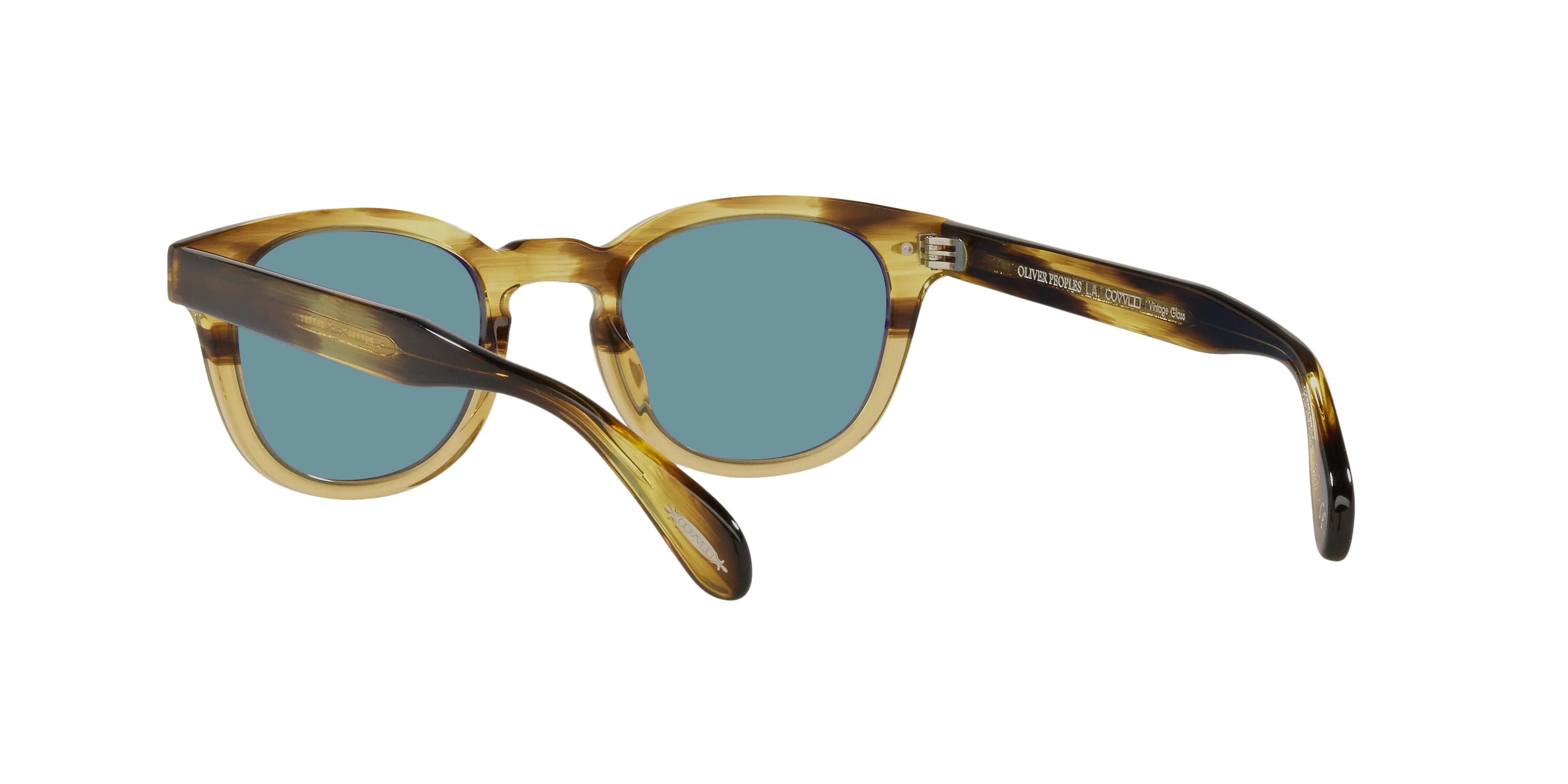 Oliver Peoples OV5036S SHELDRAKE SUN 170356 Occhiali da sole Acetato Marrone Blu Pantos Normale - immagine 4