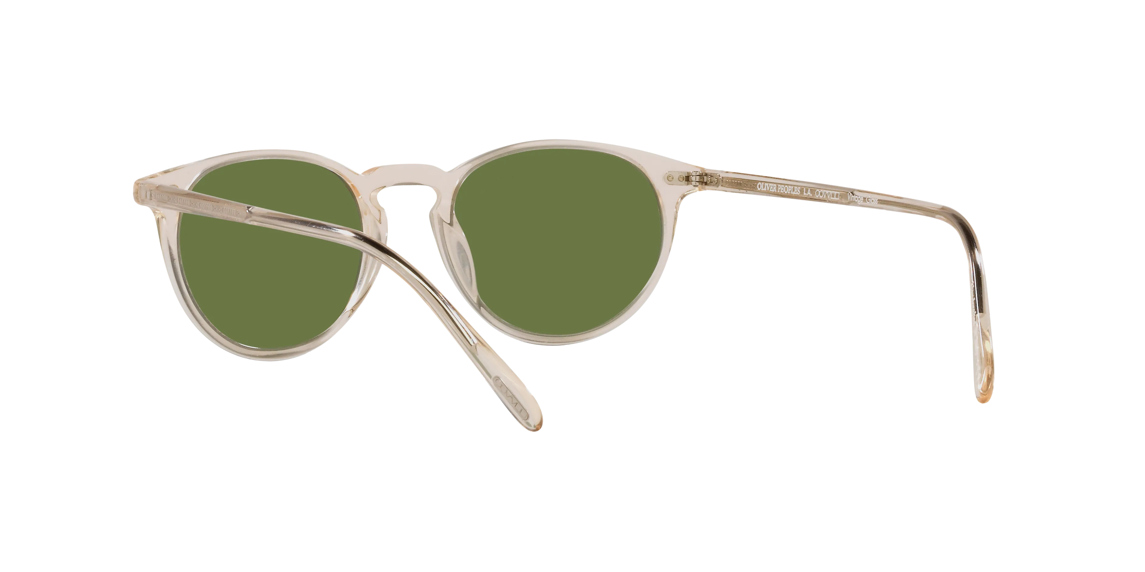 Oliver Peoples OV5004SU Riley Sun 109452 Occhiali da sole Acetato Giallo Verde Pantos Normale - immagine 4