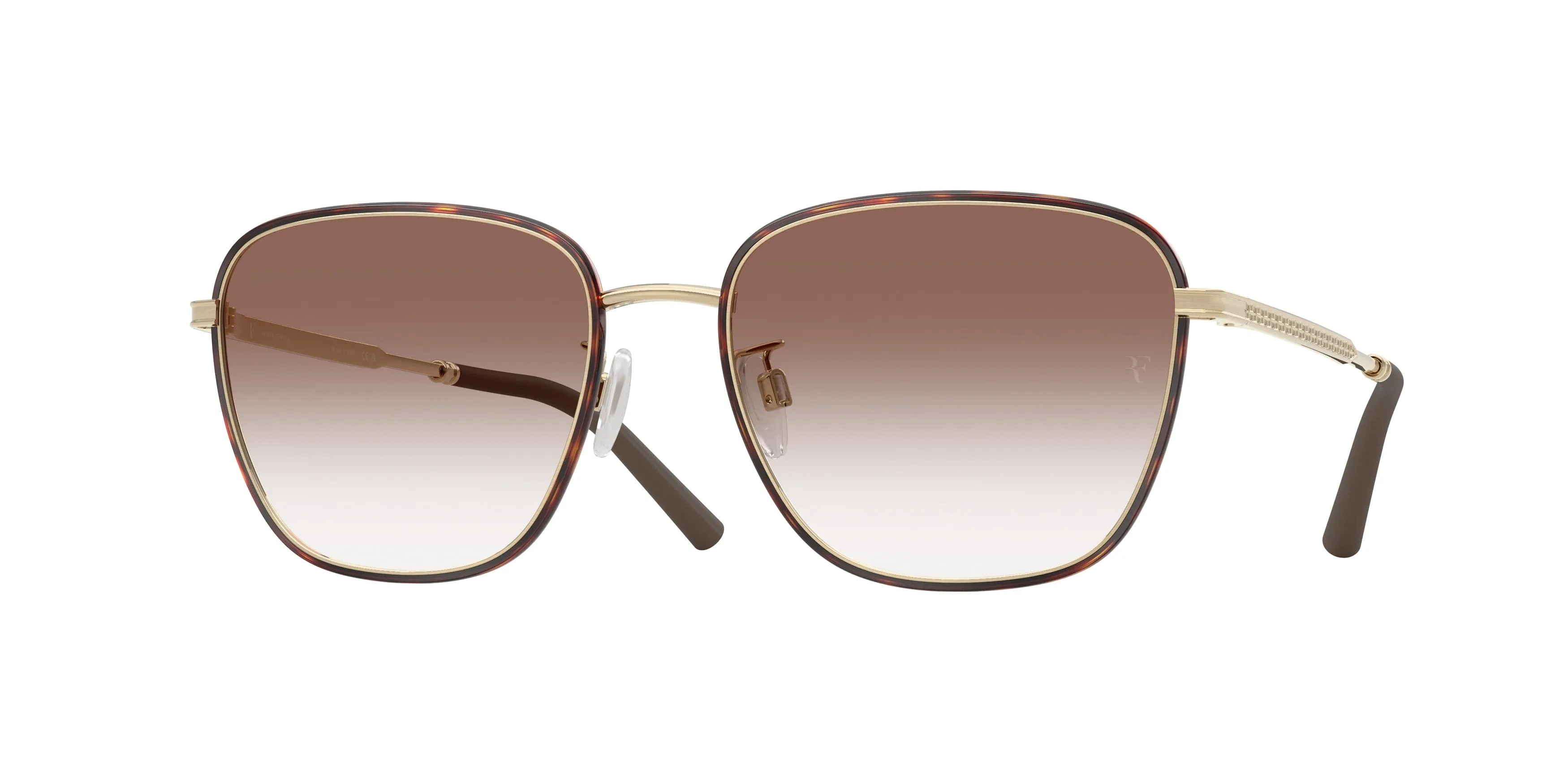 Oliver Peoples OV1378S R-18 524513 Occhiali da sole Metallo Oro Marrone Squadrata Normale - immagine 1