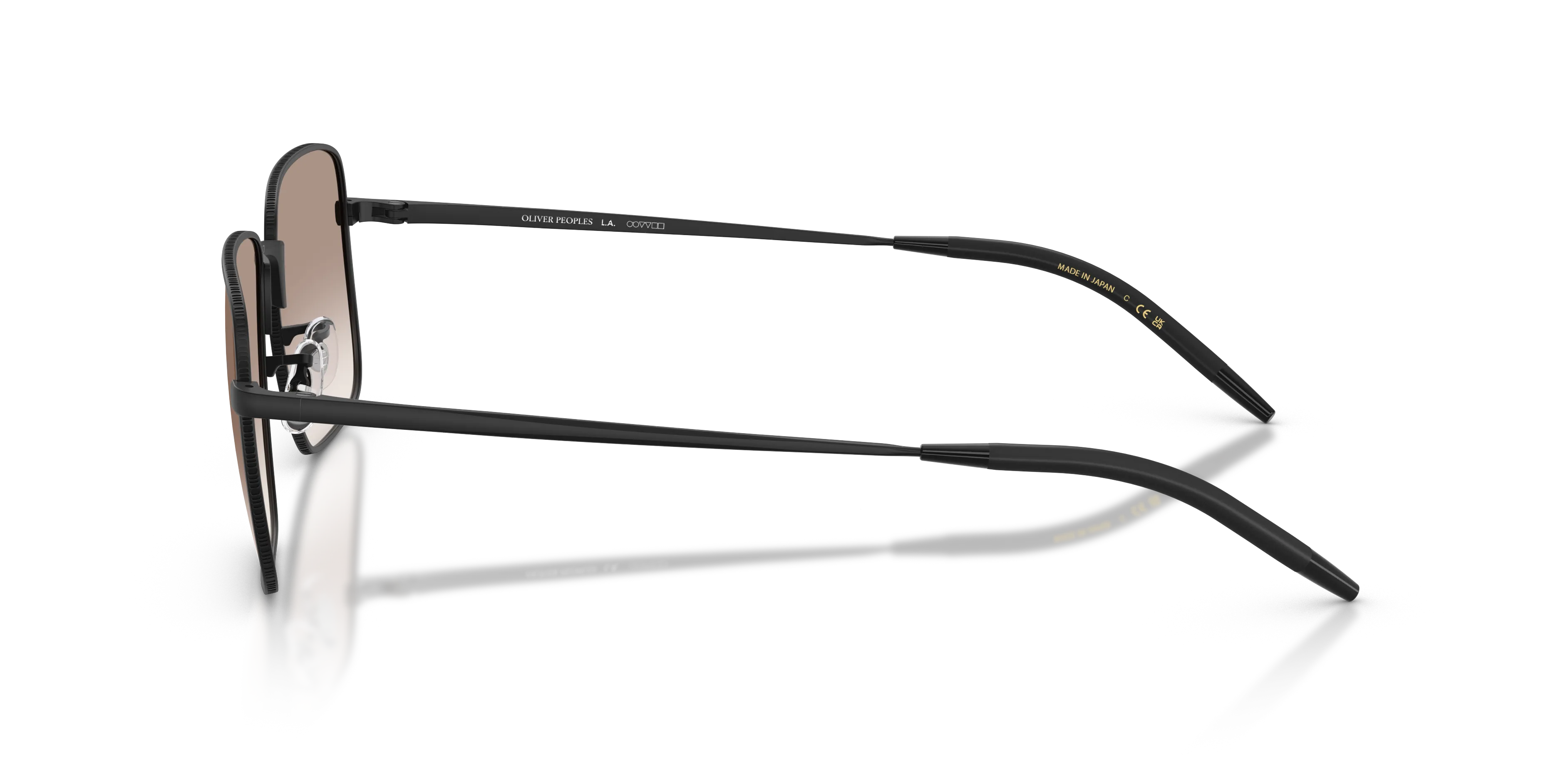 Oliver Peoples OV1374T WELSTON 5062 Montature da vista Titanio Nero Marrone Squadrata Normale - immagine 4