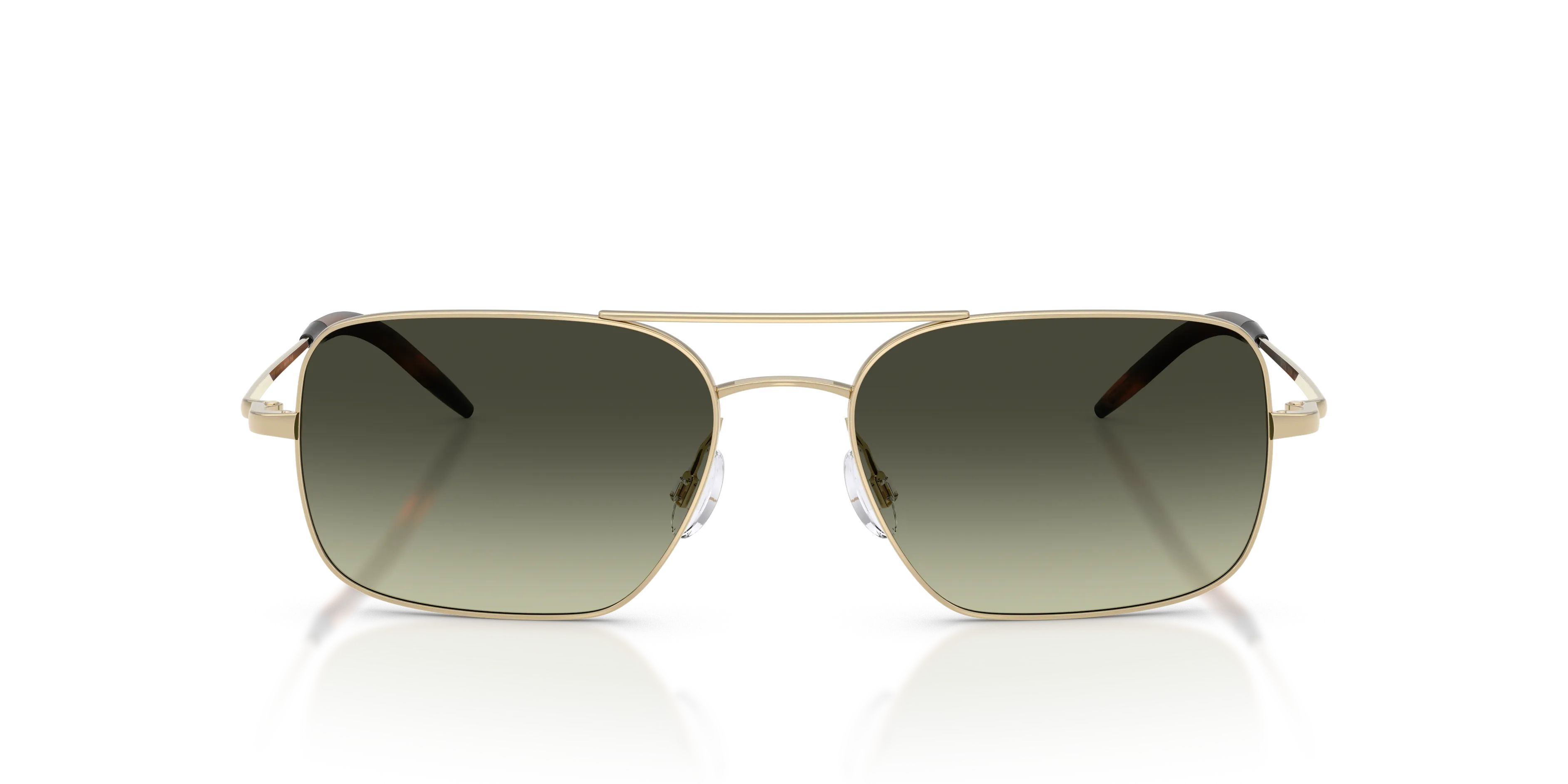 Oliver Peoples OV1373S VICTORY II 5035BH Occhiali da sole Metallo Oro Verde G15 Squadrata Normale - immagine 3