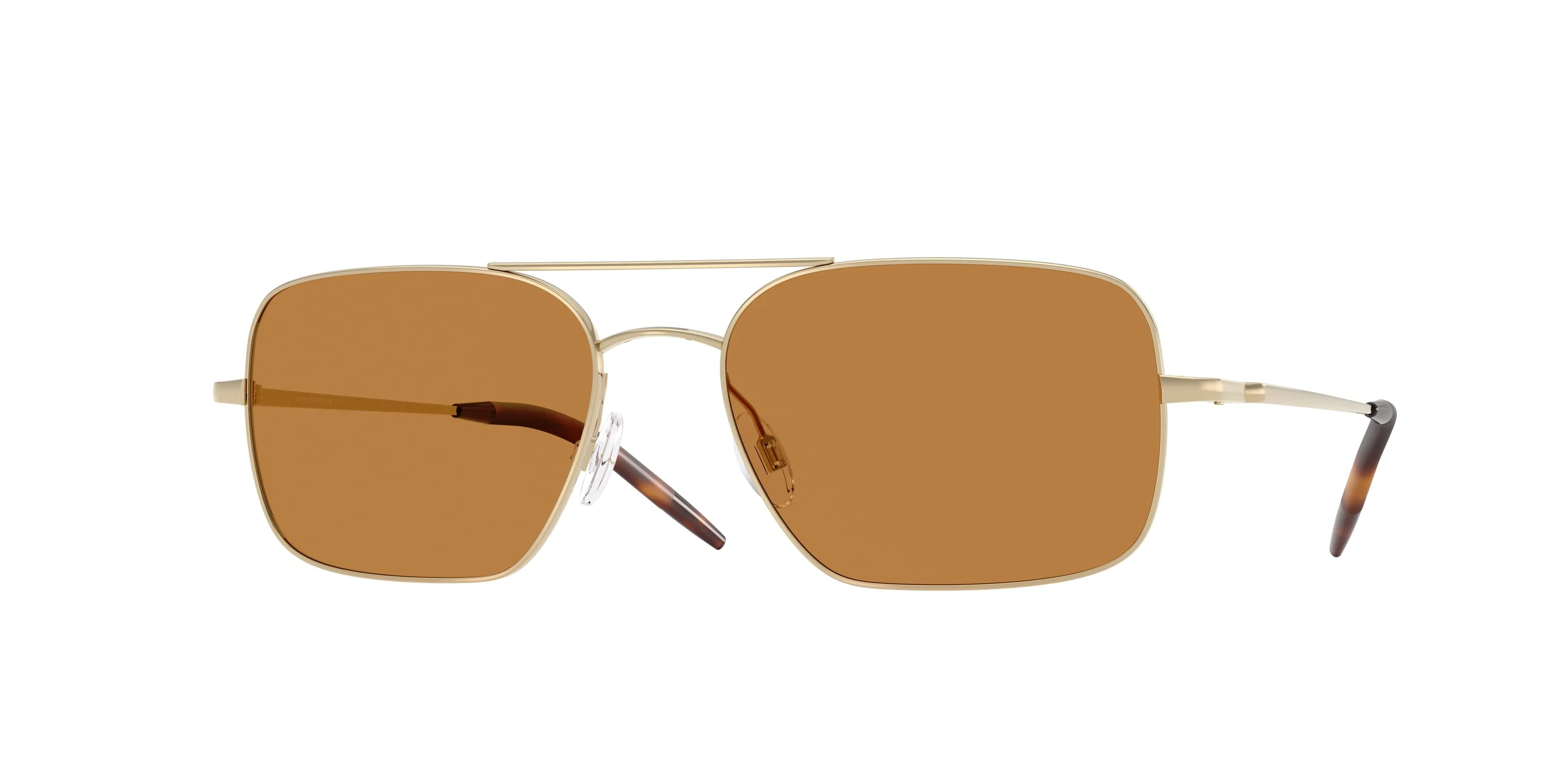 Oliver Peoples OV1373S VICTORY II 503553 Occhiali da sole Metallo Oro Arancione Squadrata Normale - immagine 1