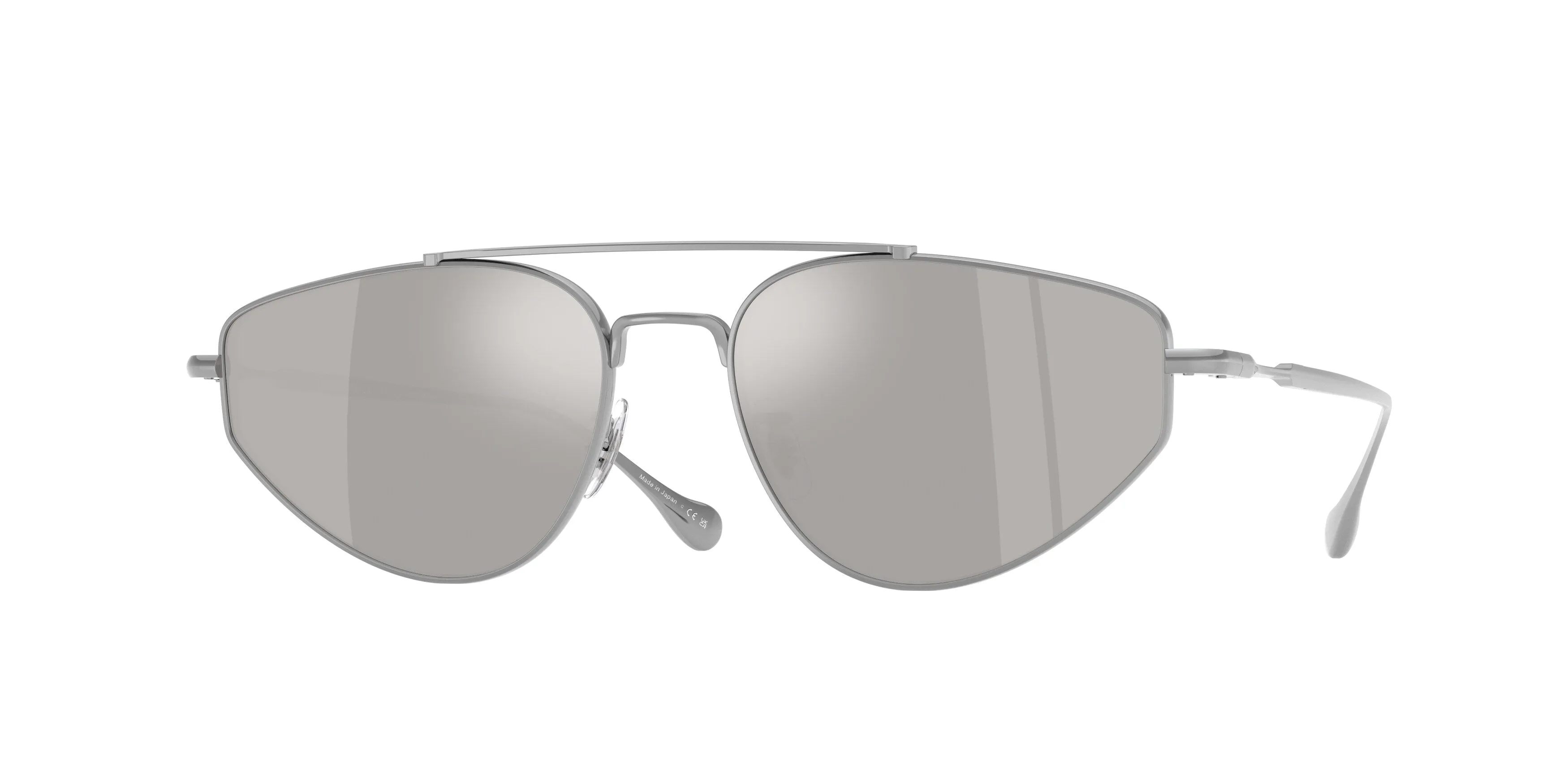 Oliver Peoples x Jil Sander OV1371ST EDITION 5 5036AP Occhiali da sole Titanio Argento Argento Geometrica Normale - immagine 1