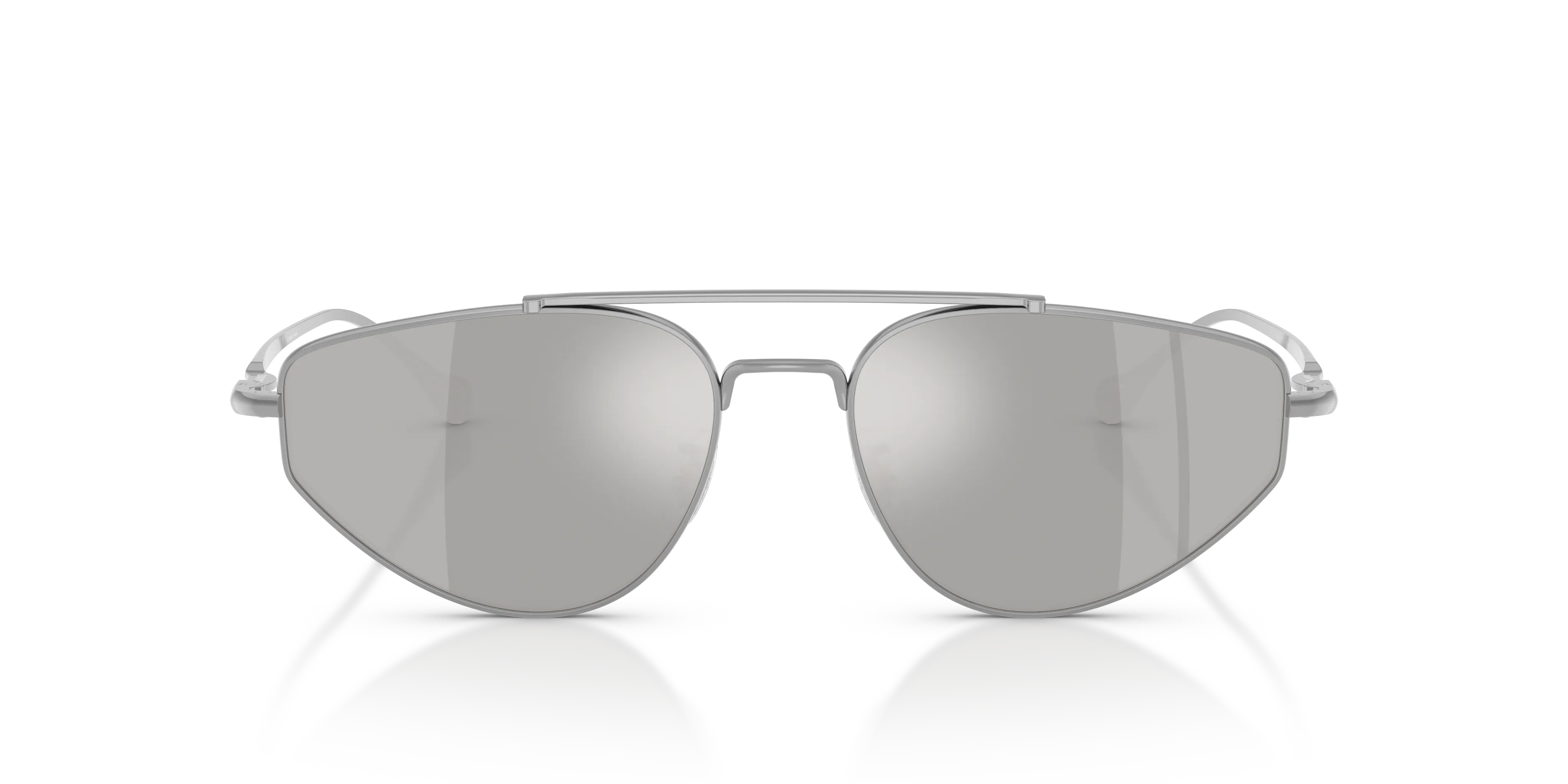 Oliver Peoples x Jil Sander OV1371ST EDITION 5 5036AP Occhiali da sole Titanio Argento Argento Geometrica Normale - immagine 3