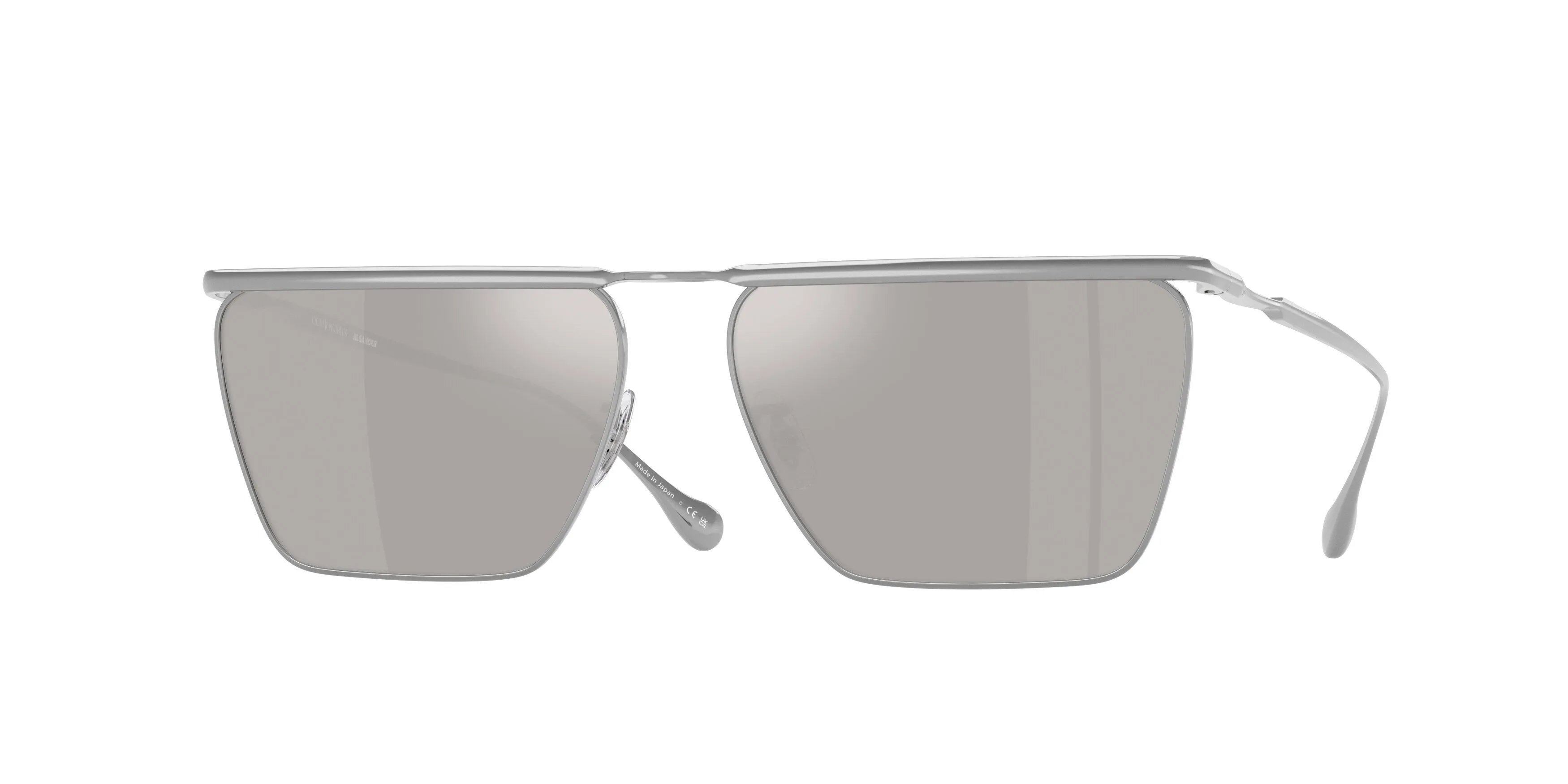 Oliver Peoples x Jil Sander OV1370ST EDITION 2 5036AP Occhiali da sole Titanio Argento Argento Geometrica Normale - immagine 1