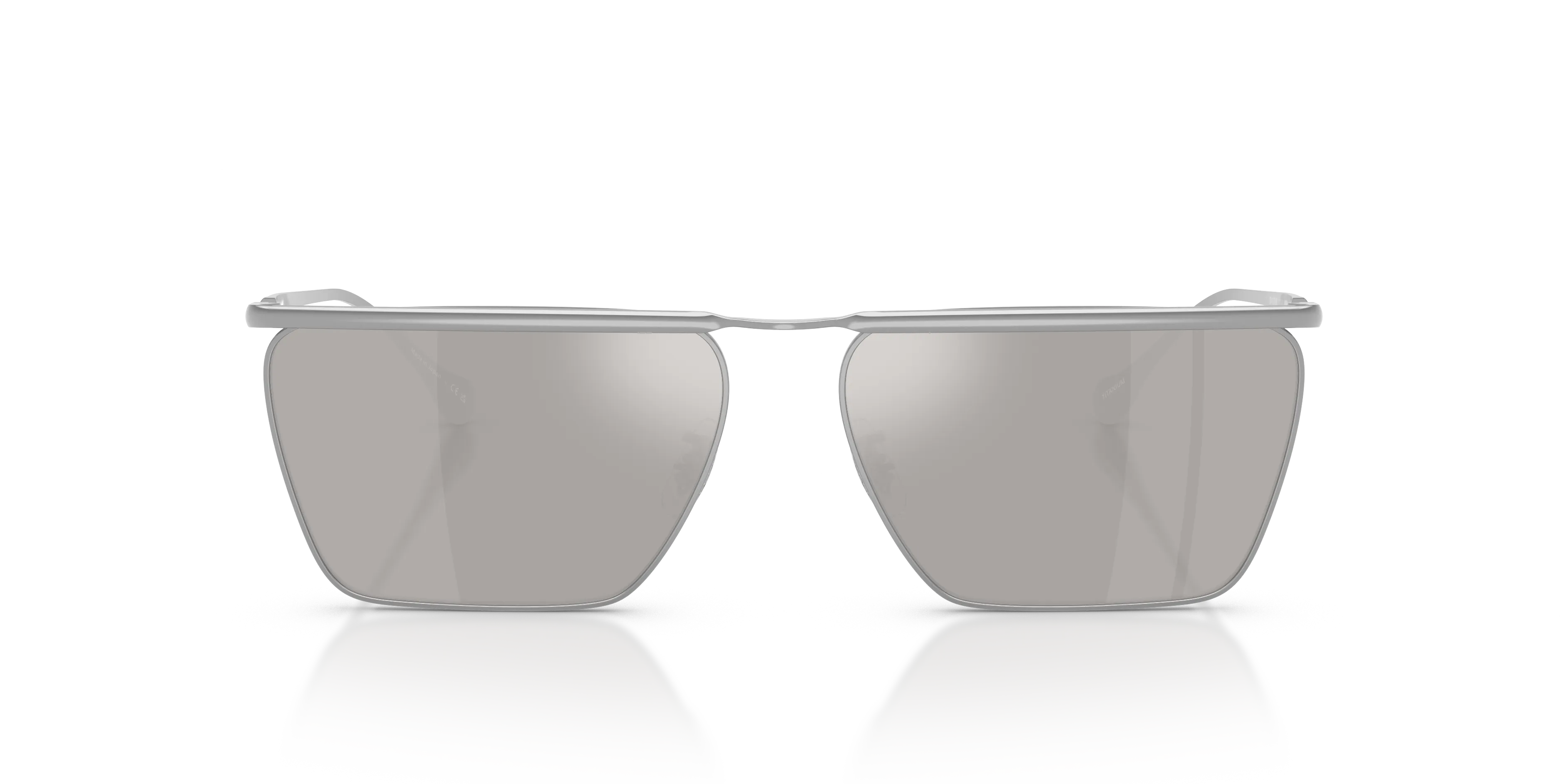 Oliver Peoples x Jil Sander OV1370ST EDITION 2 5036AP Occhiali da sole Titanio Argento Argento Geometrica Normale - immagine 3