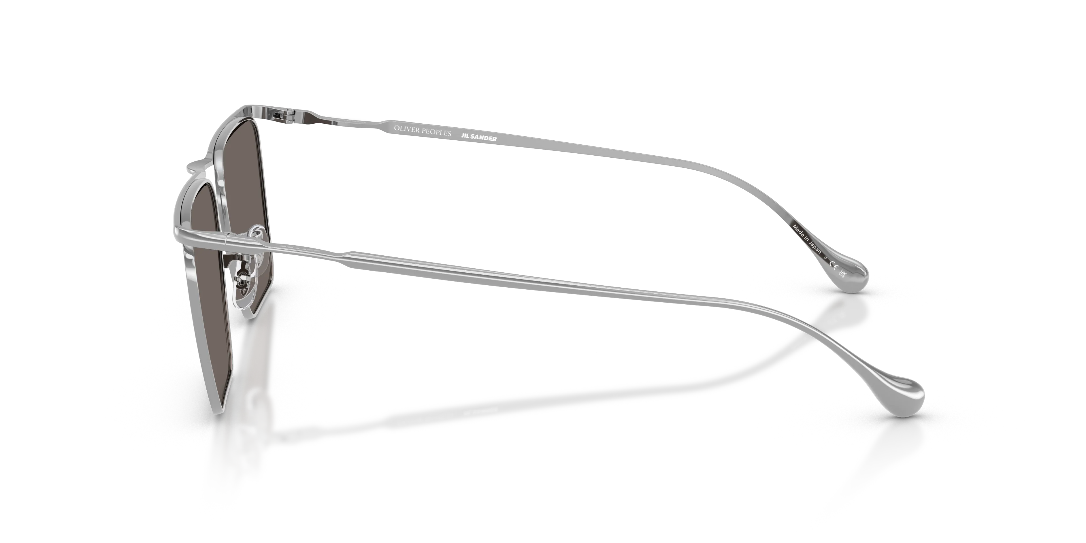 Oliver Peoples x Jil Sander OV1370ST EDITION 2 5036AP Occhiali da sole Titanio Argento Argento Geometrica Normale - immagine 4