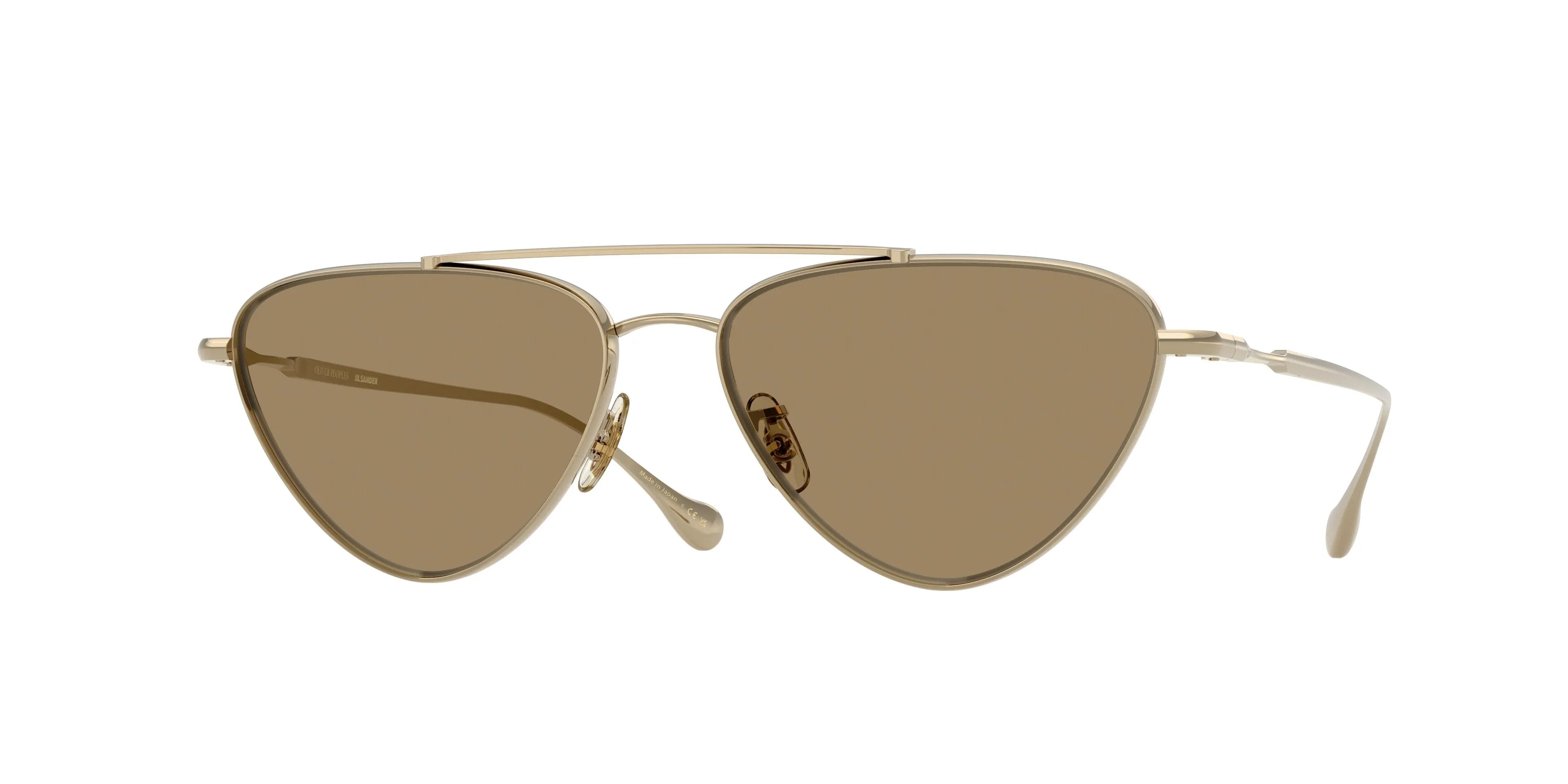 Oliver Peoples x Jil Sander OV1369ST EDITION 1 503553 Occhiali da sole Titanio Oro Giallo Cat Eye Normale - immagine 1