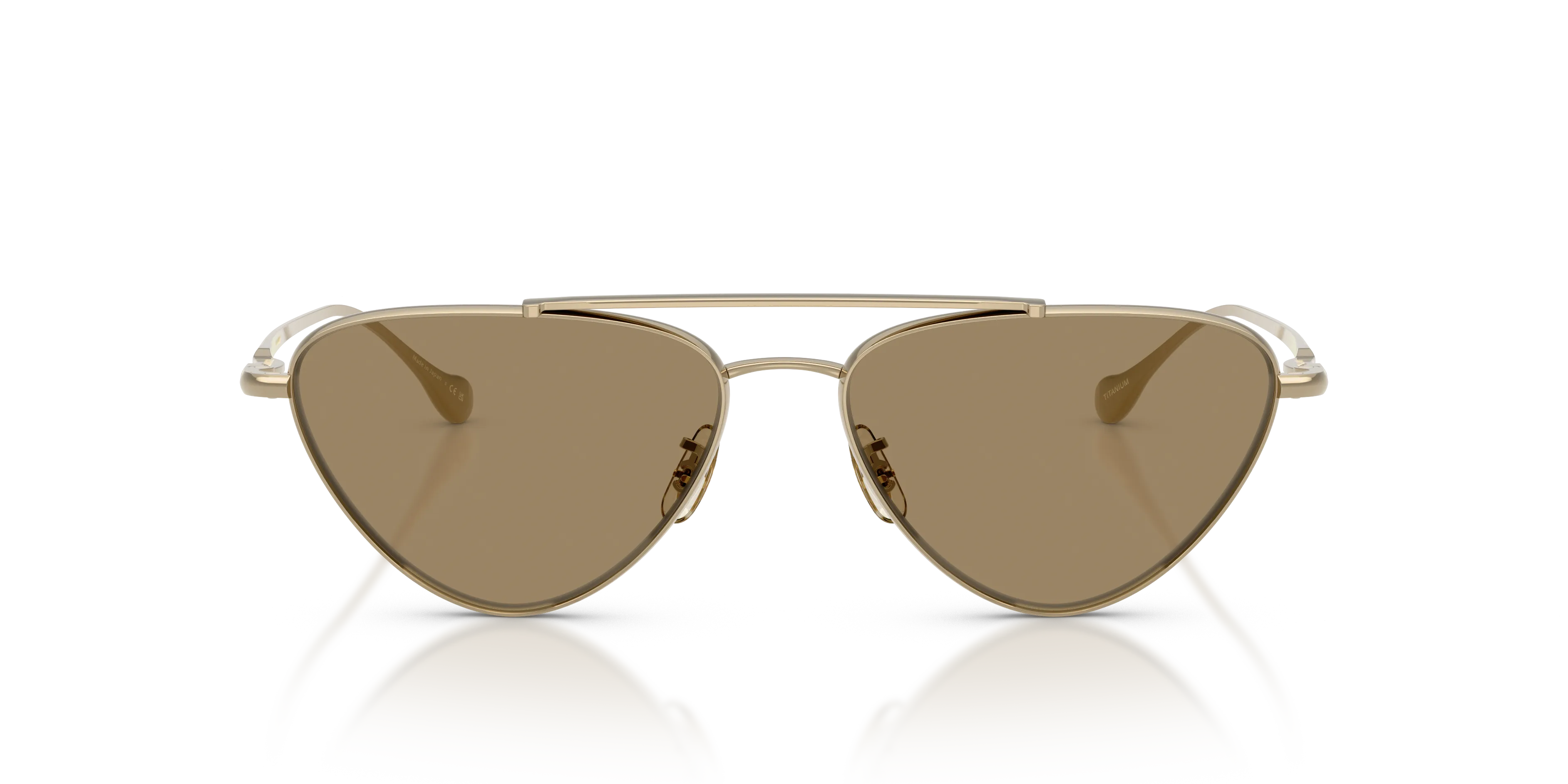 Oliver Peoples x Jil Sander OV1369ST EDITION 1 503553 Occhiali da sole Titanio Oro Giallo Cat Eye Normale - immagine 3