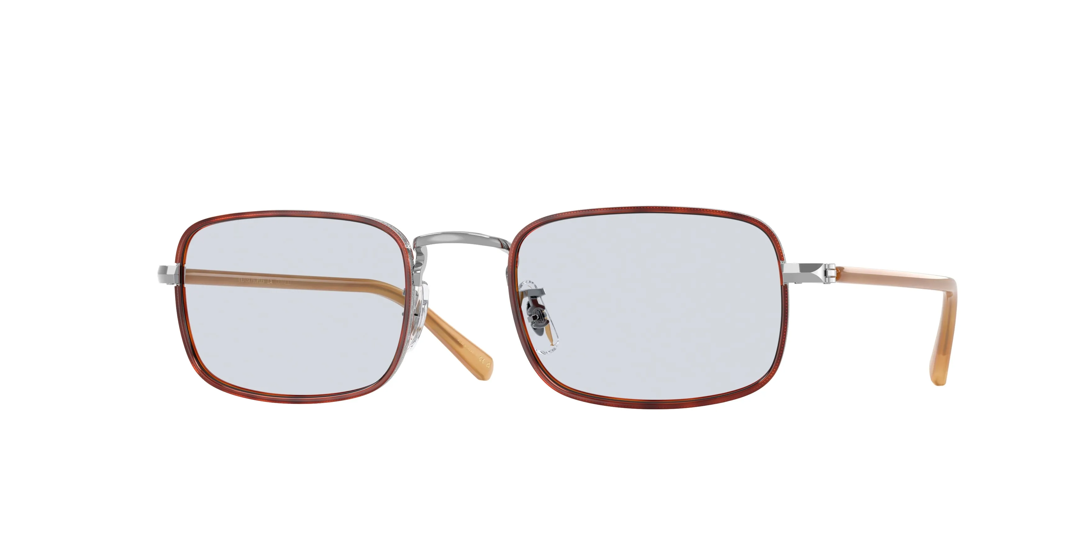 Oliver Peoples OV1366T BRYMER 5036 Montature da vista Titanio Argento Blu Squadrata Normale - immagine 1