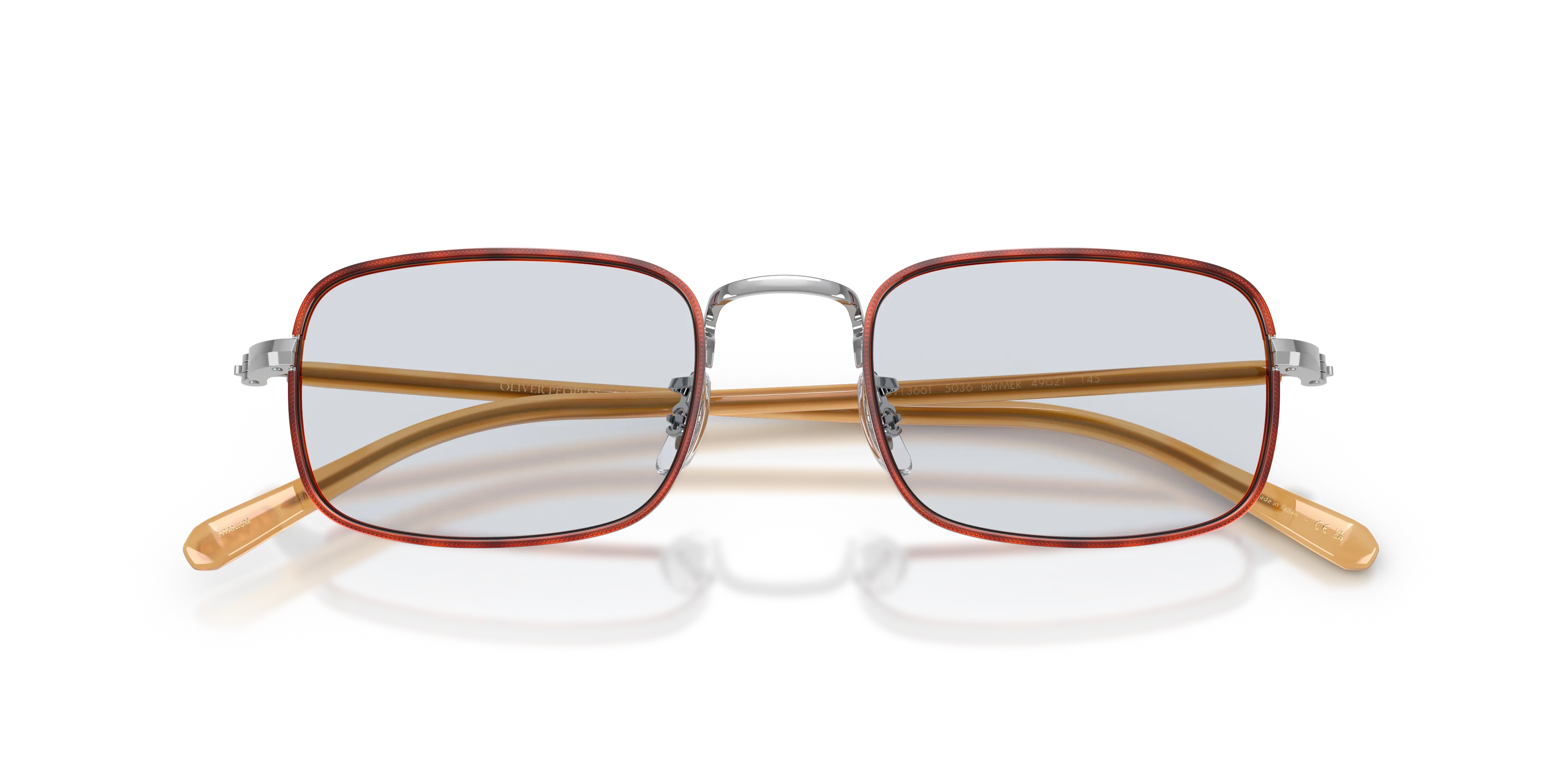 Oliver Peoples OV1366T BRYMER 5036 Montature da vista Titanio Argento Blu Squadrata Normale - immagine 2