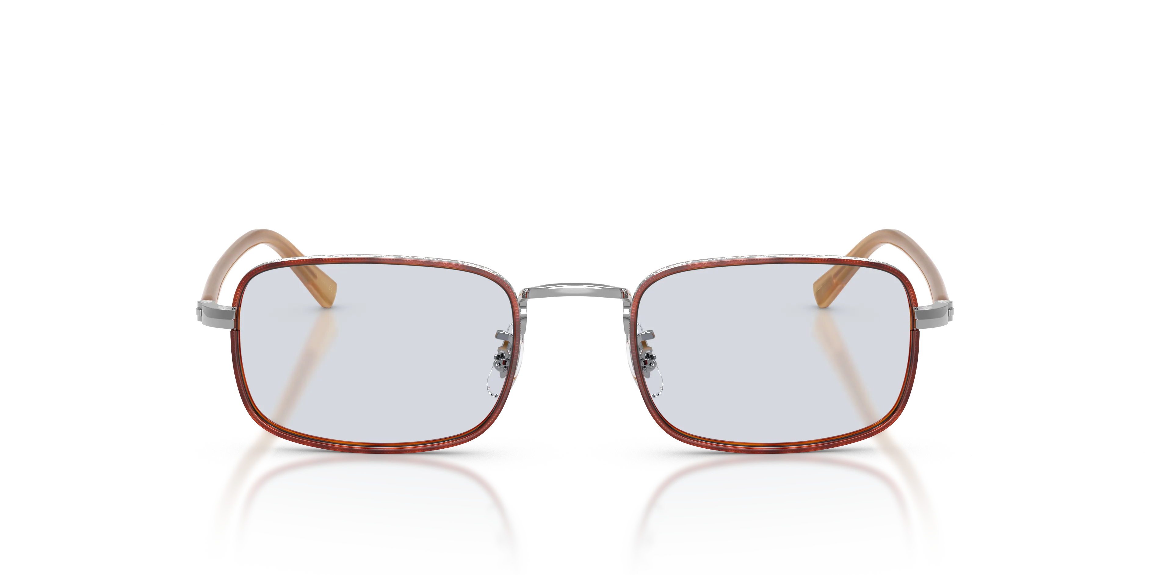 Oliver Peoples OV1366T BRYMER 5036 Montature da vista Titanio Argento Blu Squadrata Normale - immagine 3