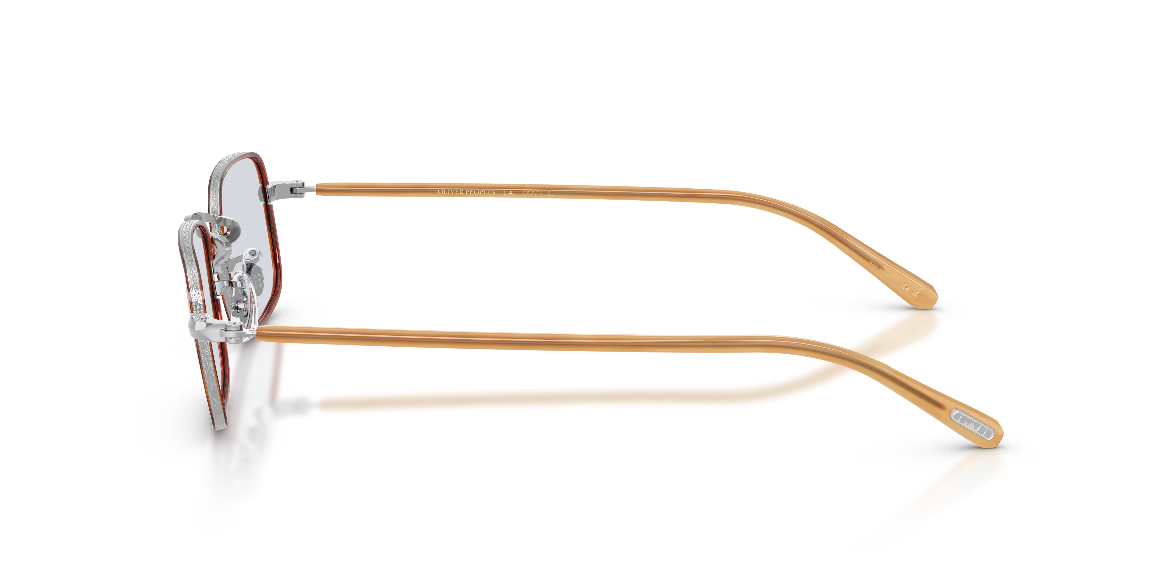 Oliver Peoples OV1366T BRYMER 5036 Montature da vista Titanio Argento Blu Squadrata Normale - immagine 4