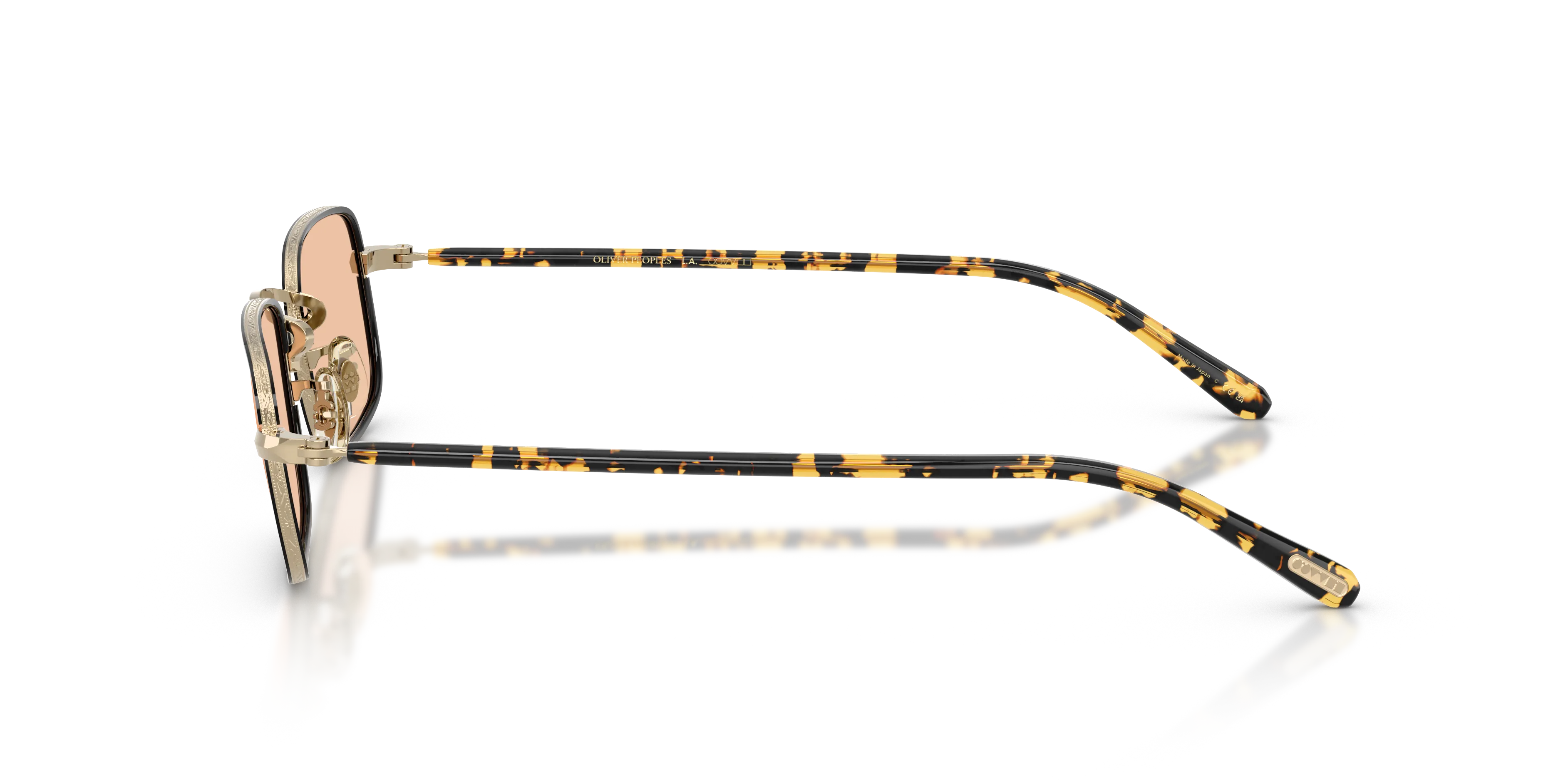 Oliver Peoples OV1366T BRYMER 5035 Montature da vista Titanio Nero Marrone Squadrata Normale - immagine 4