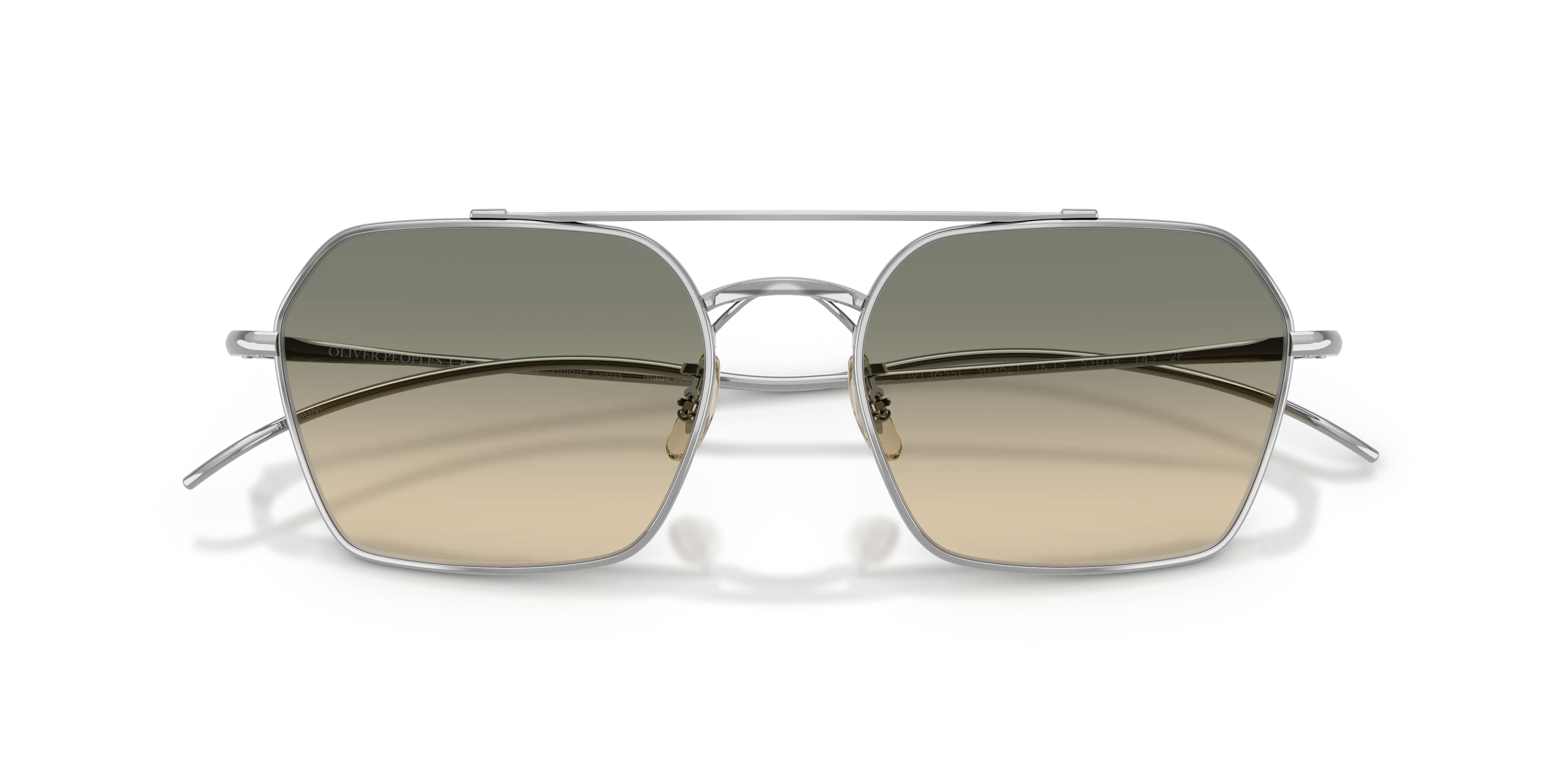 Oliver Peoples OV1365ST TK-15 5036Z1 Occhiali da sole Titanio Argento Marrone Geometrica Fotocromatiche - immagine 2