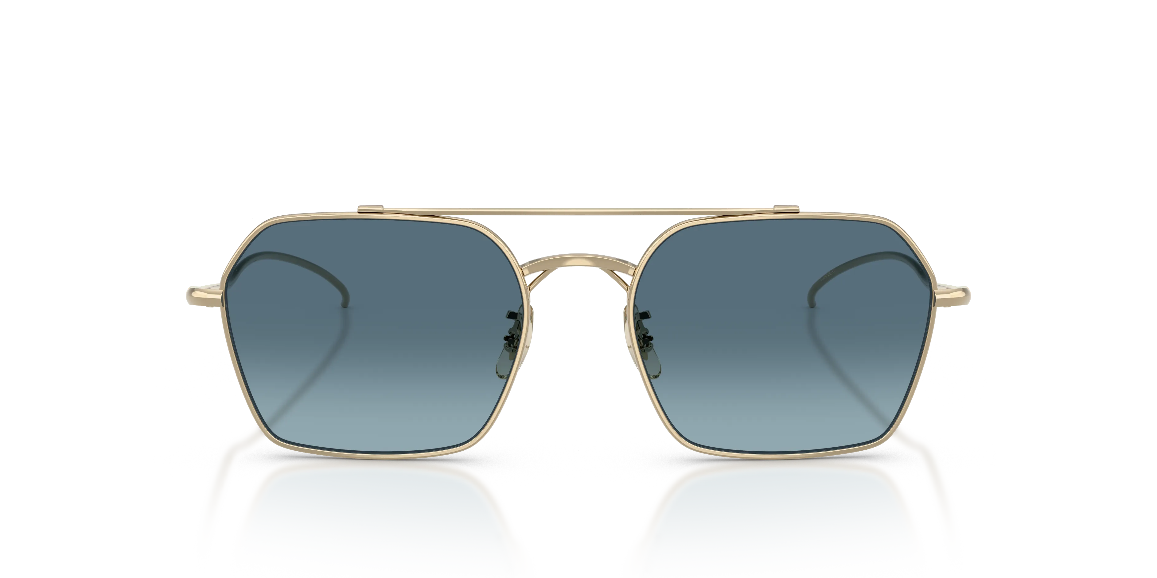 Oliver Peoples OV1365ST TK-15 5035Q8 Occhiali da sole Titanio Oro Blu Geometrica Normale - immagine 3
