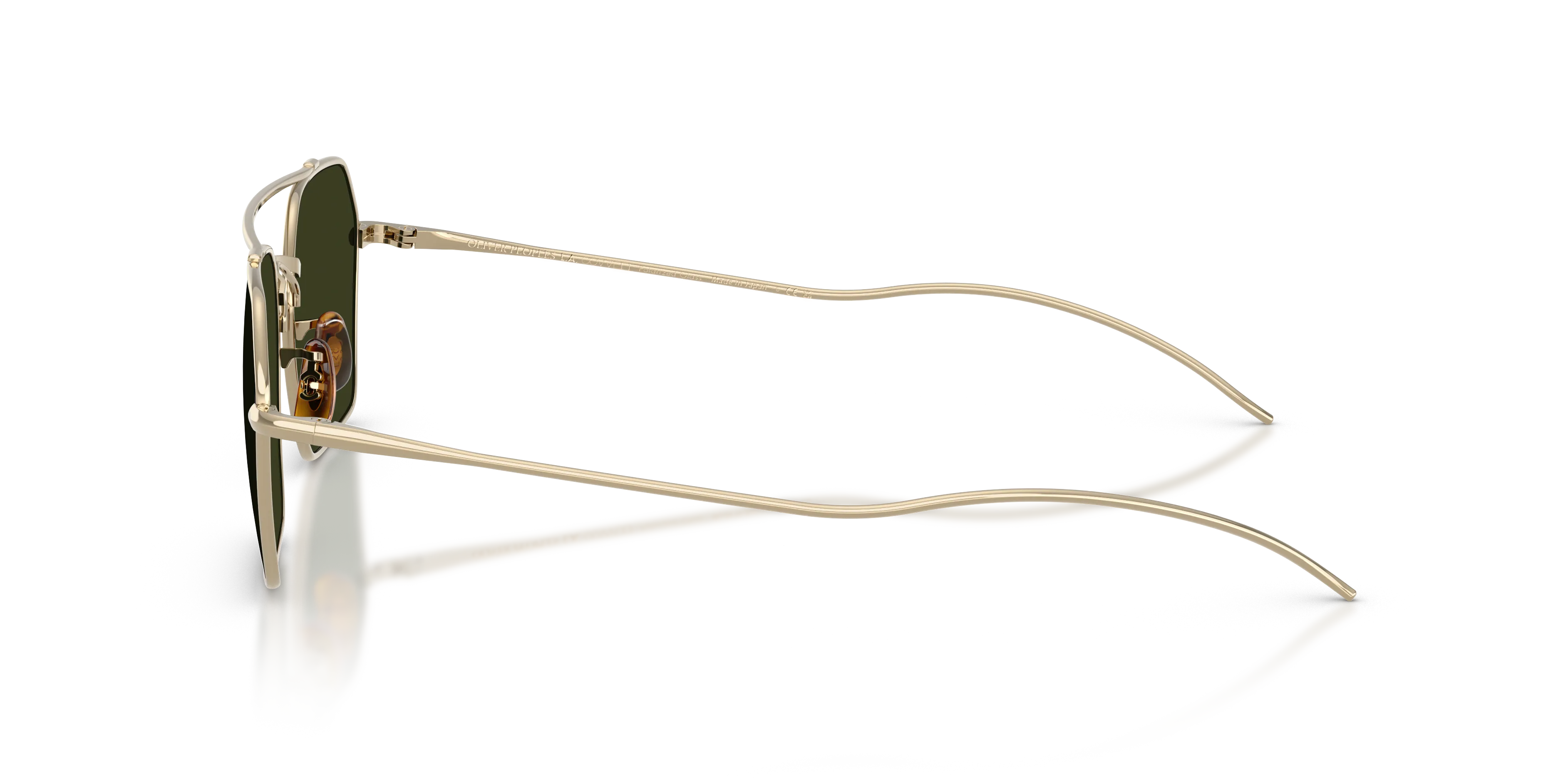 Oliver Peoples OV1365ST TK-15 5035P1 Occhiali da sole Titanio Oro Verde G15 Geometrica Polarizzata - immagine 4
