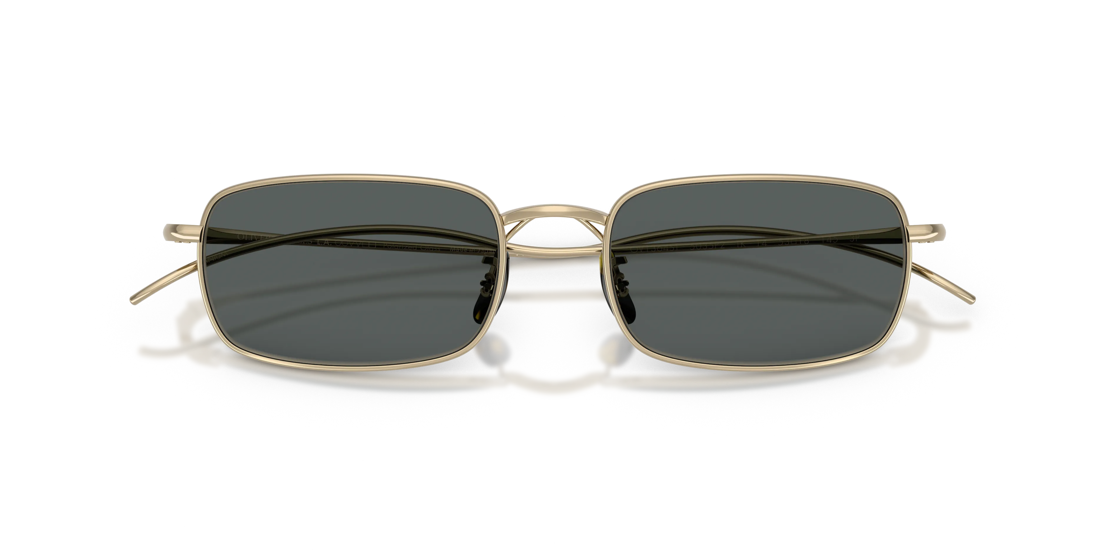 Oliver Peoples OV1364ST TK-14 5035P2 Occhiali da sole Titanio Oro Grigio Squadrata Polarizzata - immagine 2