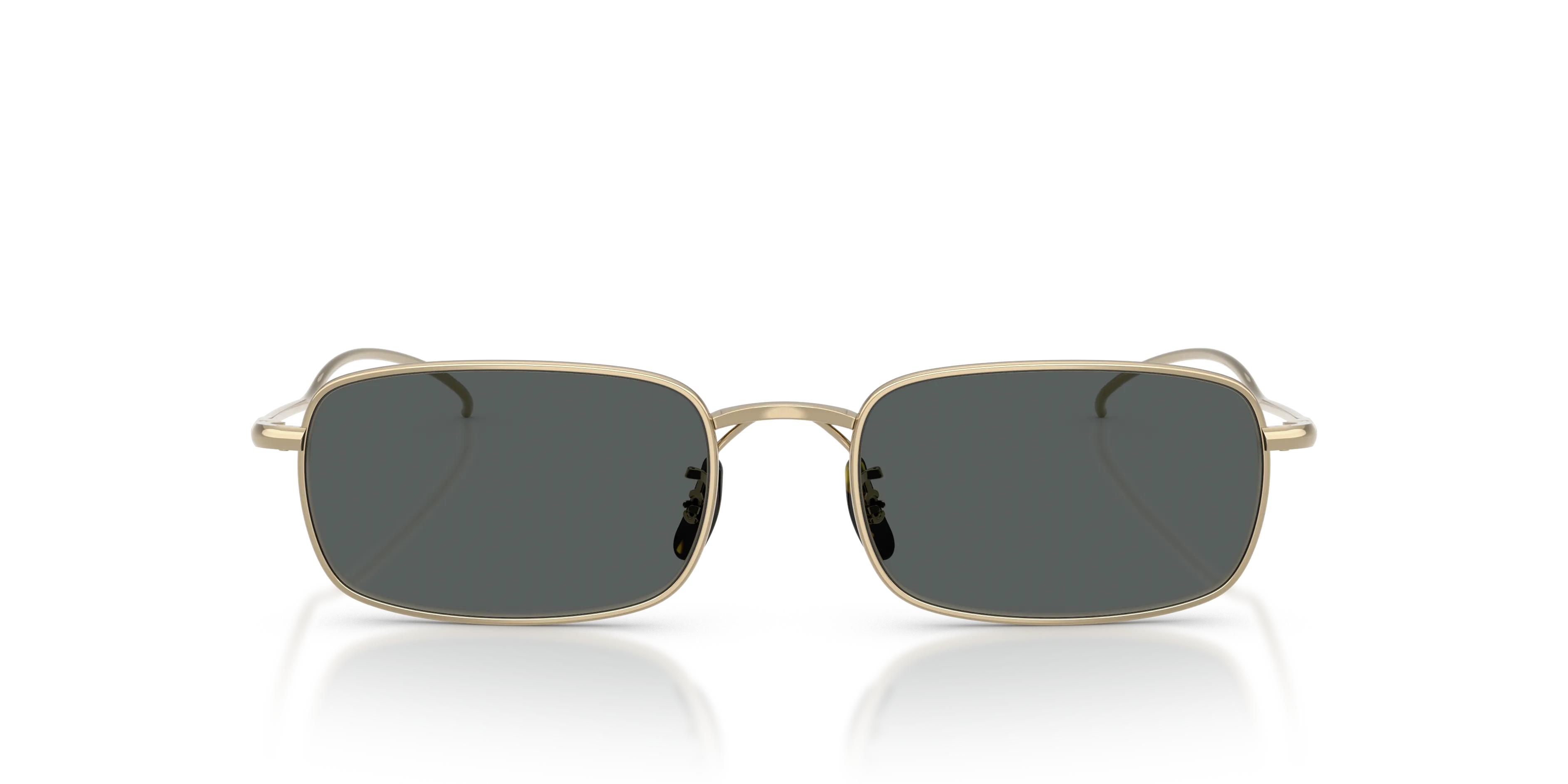 Oliver Peoples OV1364ST TK-14 5035P2 Occhiali da sole Titanio Oro Grigio Squadrata Polarizzata - immagine 3