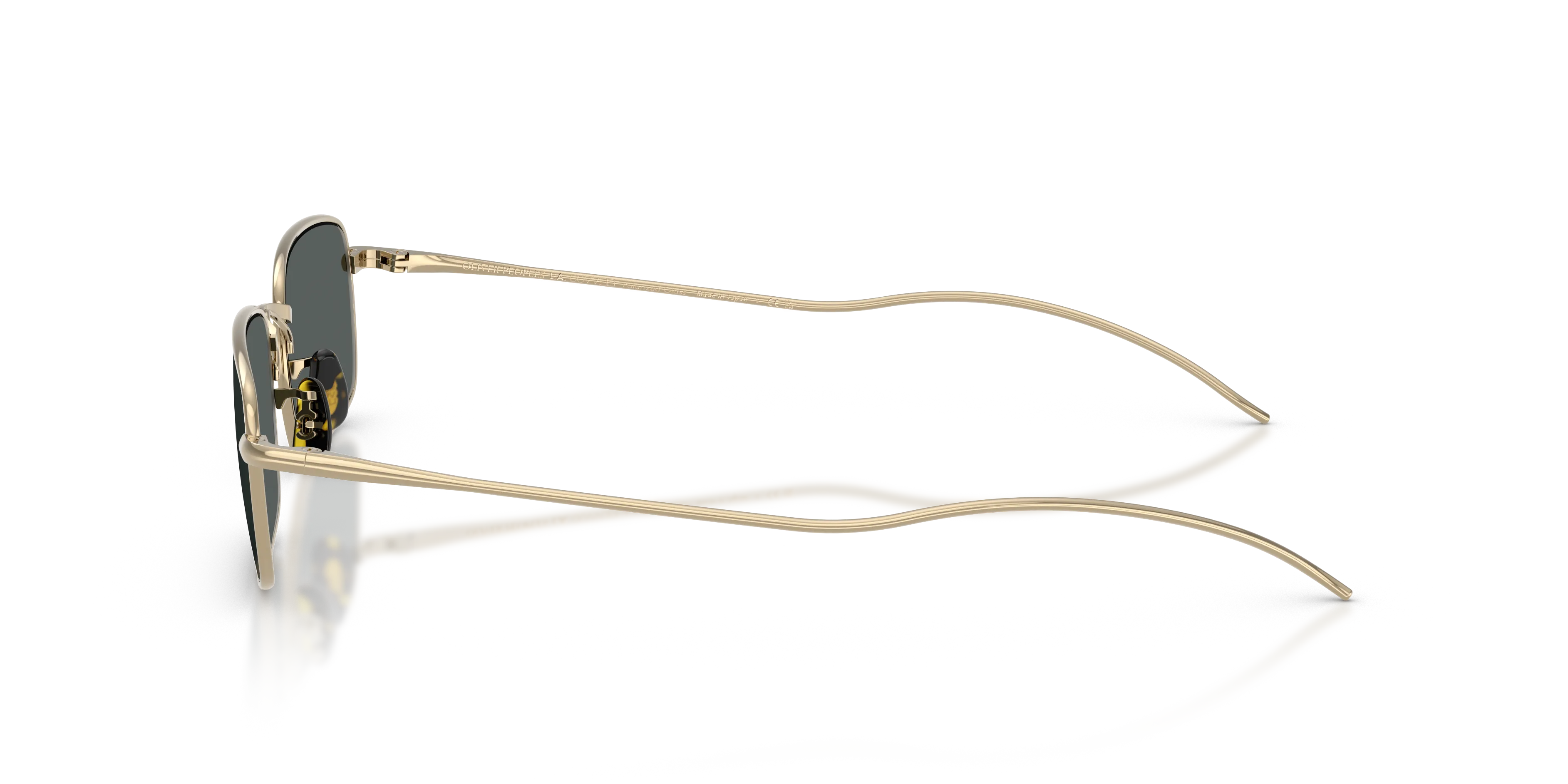 Oliver Peoples OV1364ST TK-14 5035P2 Occhiali da sole Titanio Oro Grigio Squadrata Polarizzata - immagine 4