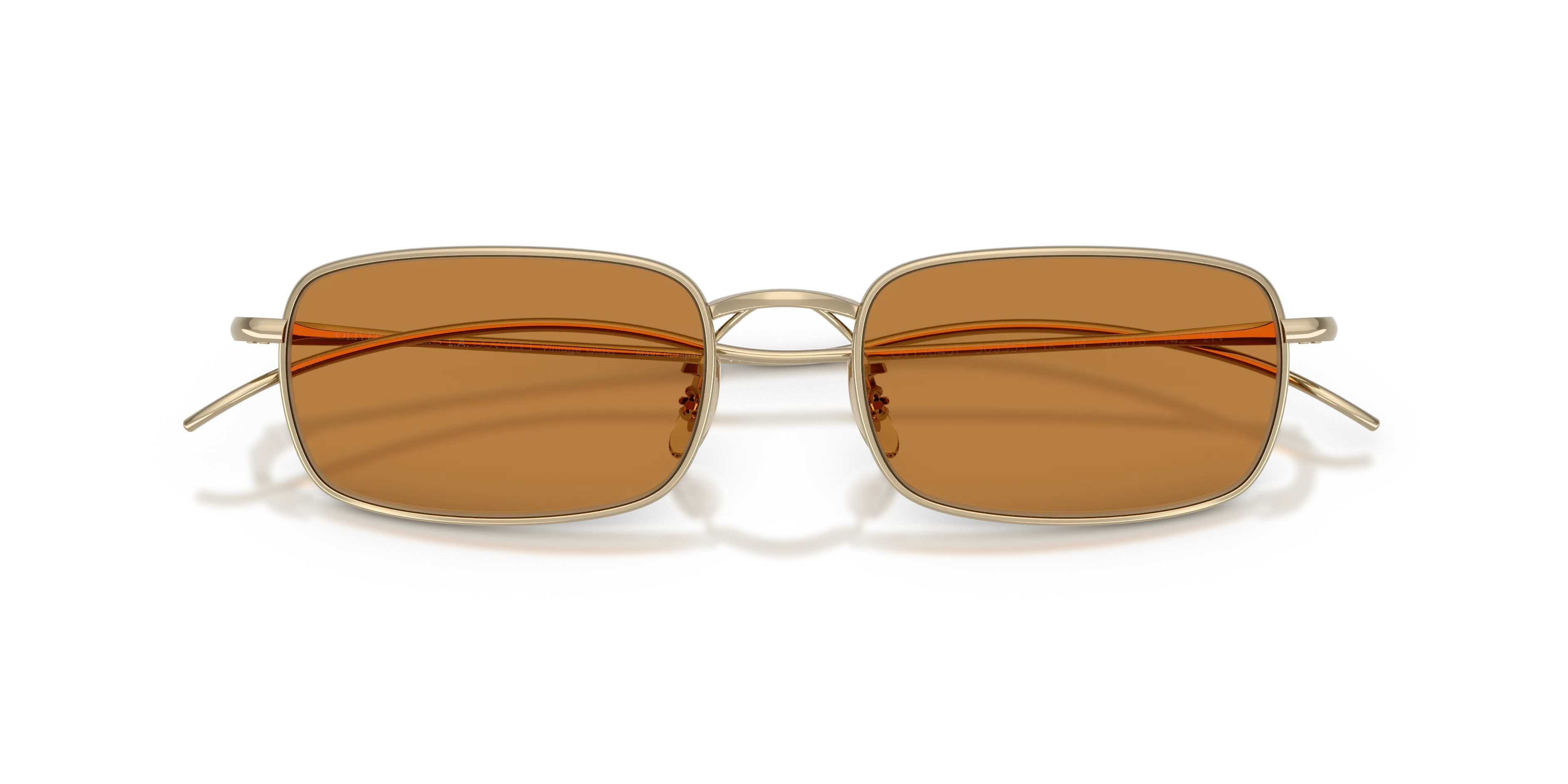 Oliver Peoples OV1364ST TK-14 503553 Occhiali da sole Titanio Oro Arancione Squadrata Normale - immagine 2