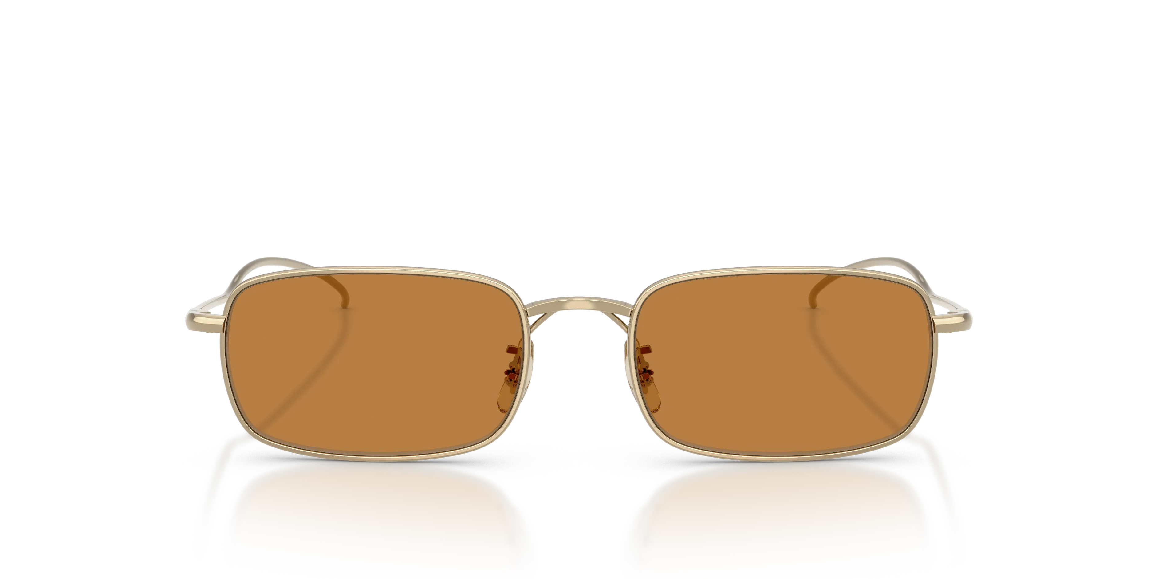 Oliver Peoples OV1364ST TK-14 503553 Occhiali da sole Titanio Oro Arancione Squadrata Normale - immagine 3
