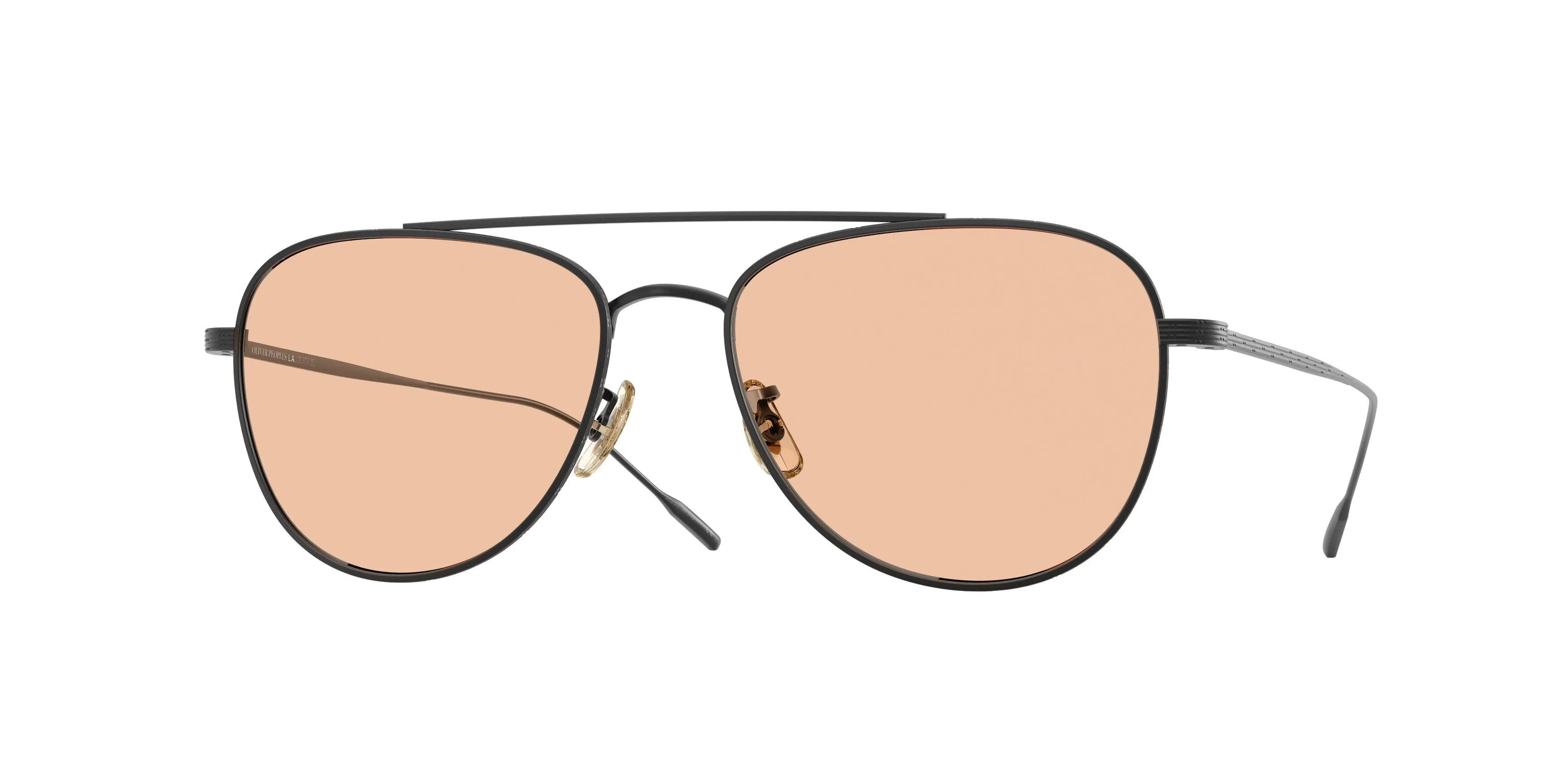 Oliver Peoples OV1363T STILSON 5062 Montature da vista Titanio Nero Marrone Pilot Normale - immagine 1