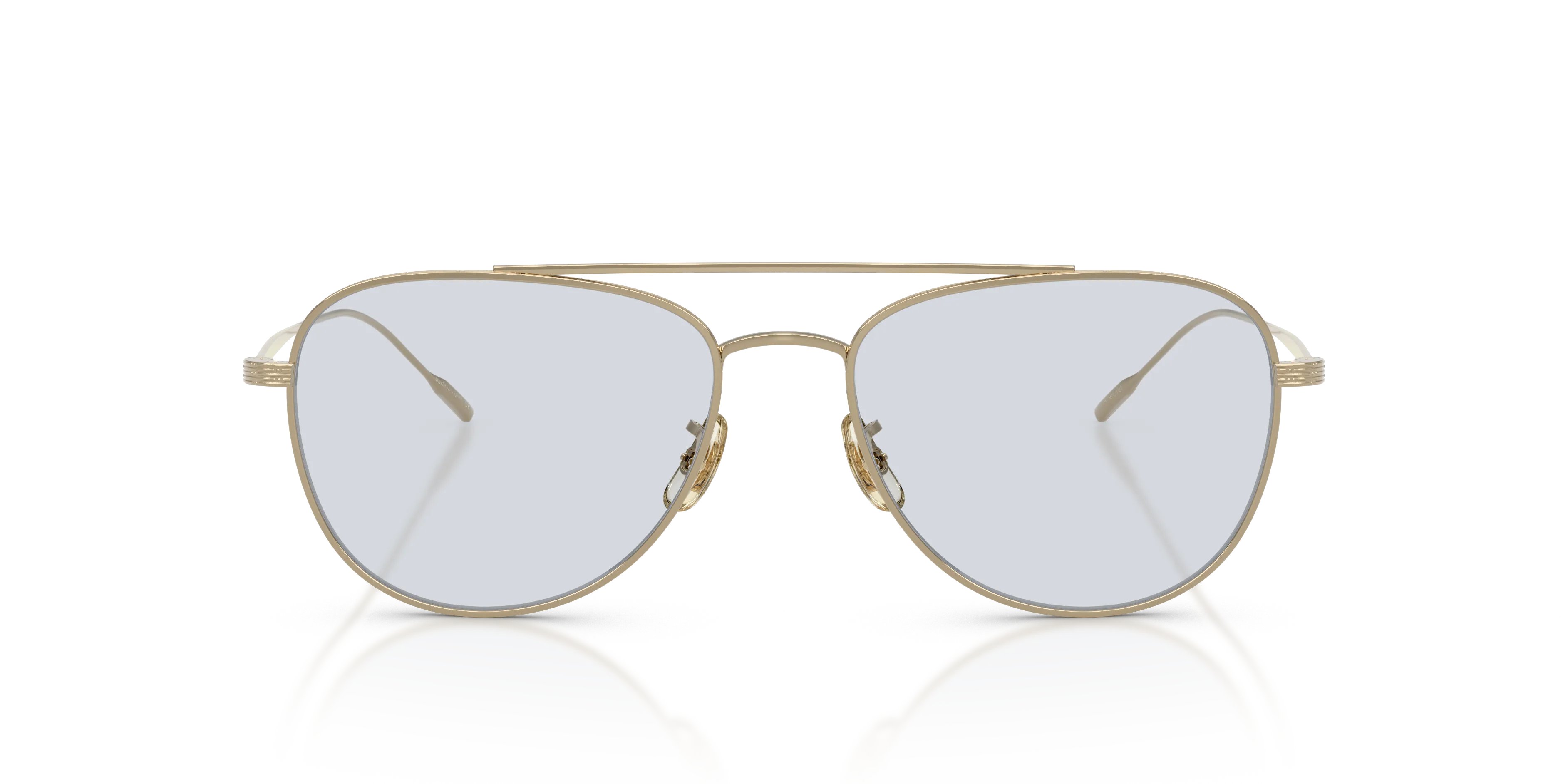 Oliver Peoples OV1363T STILSON 5035 Montature da vista Titanio Oro Blu Pilot Normale - immagine 3