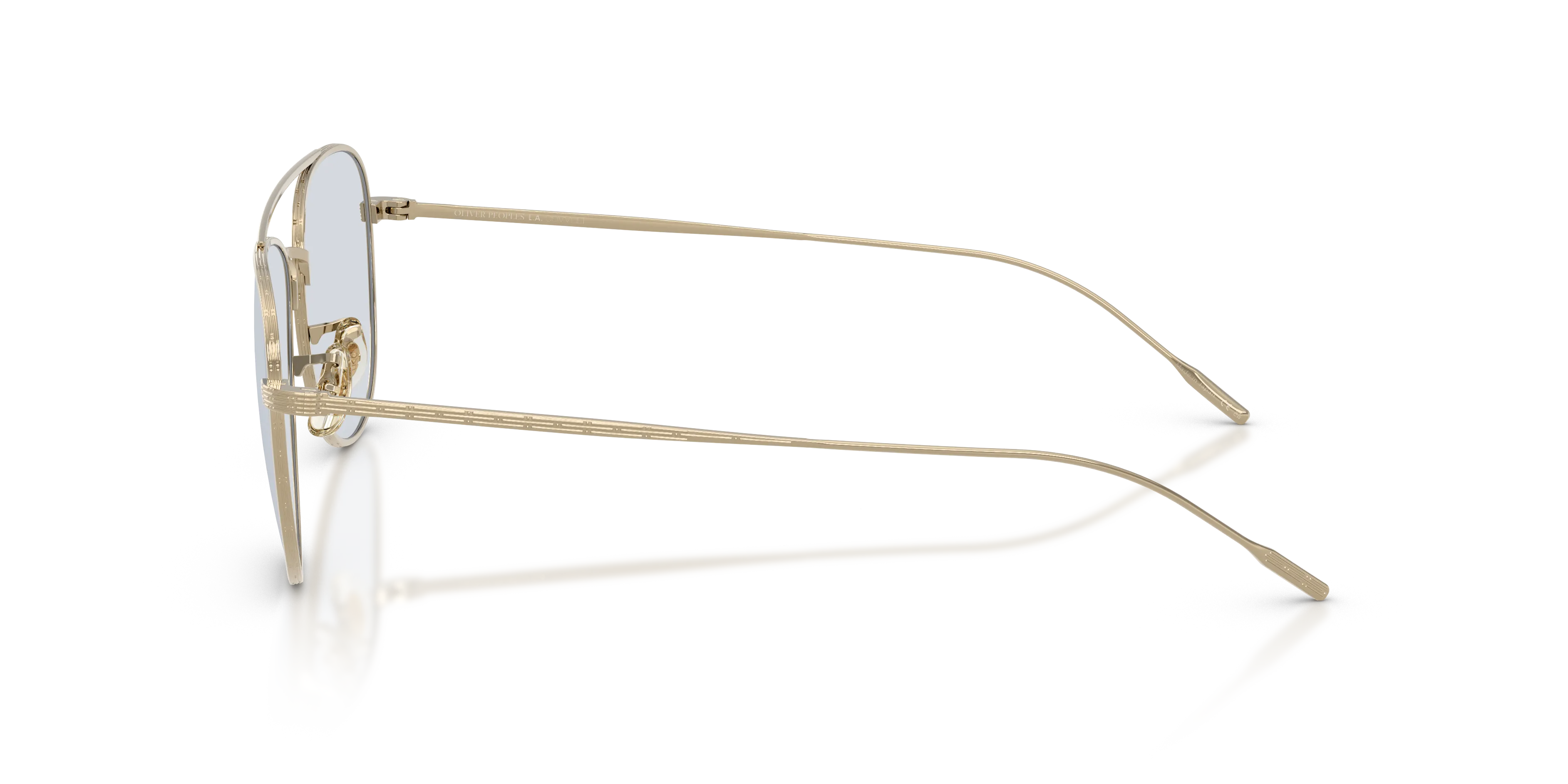 Oliver Peoples OV1363T STILSON 5035 Montature da vista Titanio Oro Blu Pilot Normale - immagine 4