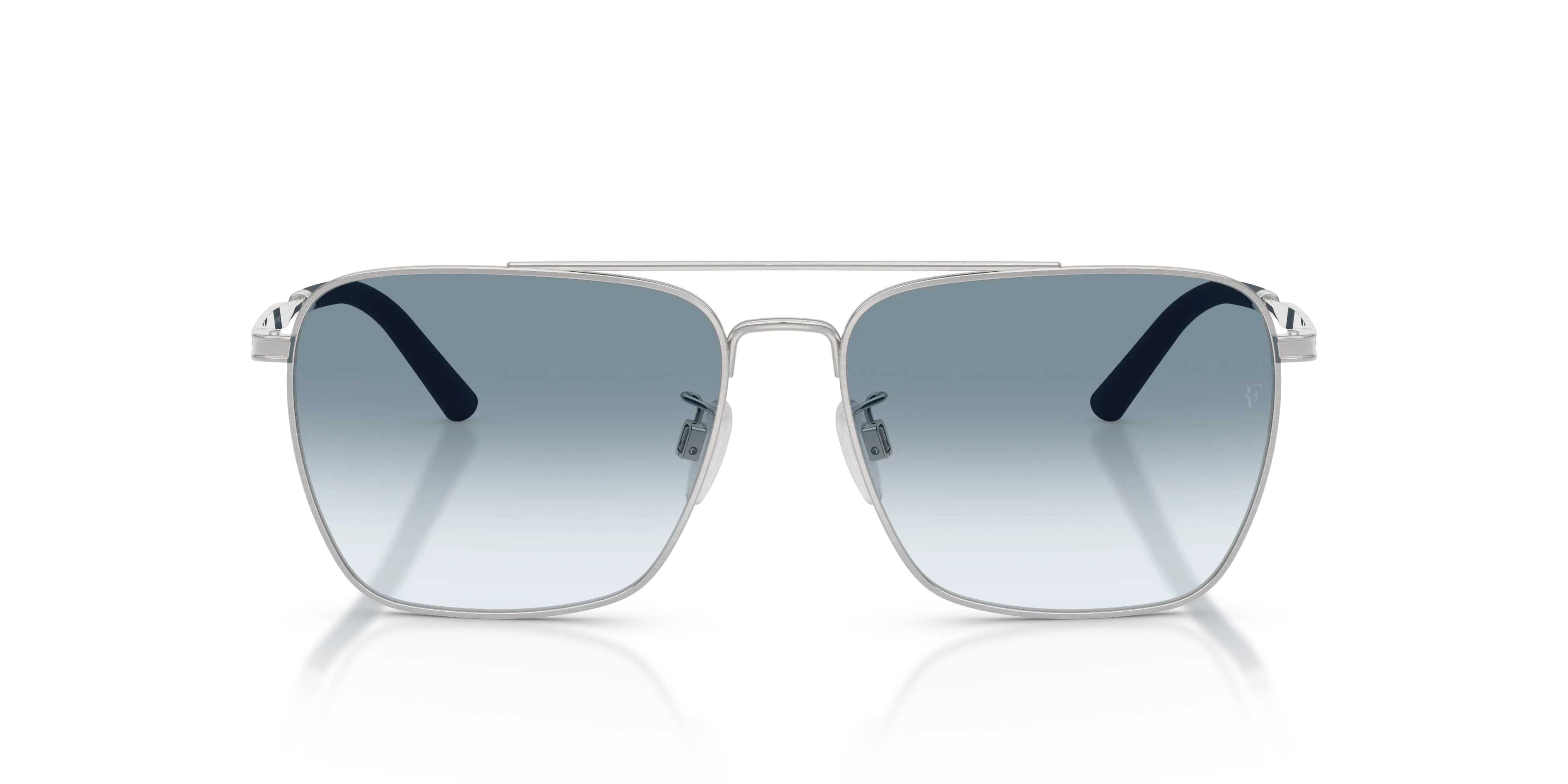 Oliver Peoples OV1362S R-15 50637O Occhiali da sole Metallo Argento Blu Squadrata Fotocromatiche - immagine 3