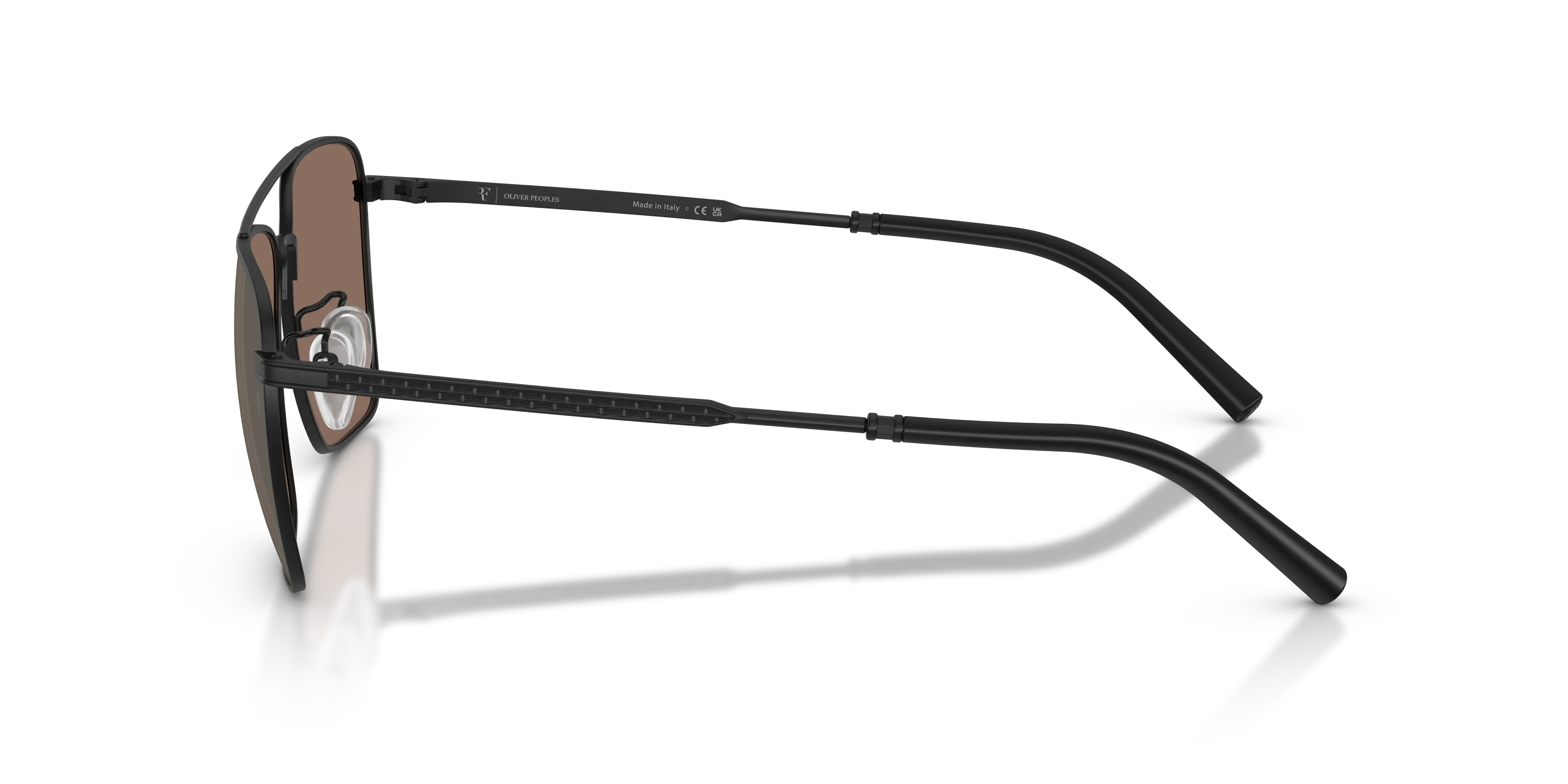 Oliver Peoples OV1362S R-15 50627I Occhiali da sole Metallo Nero Marrone Squadrata Normale - immagine 4