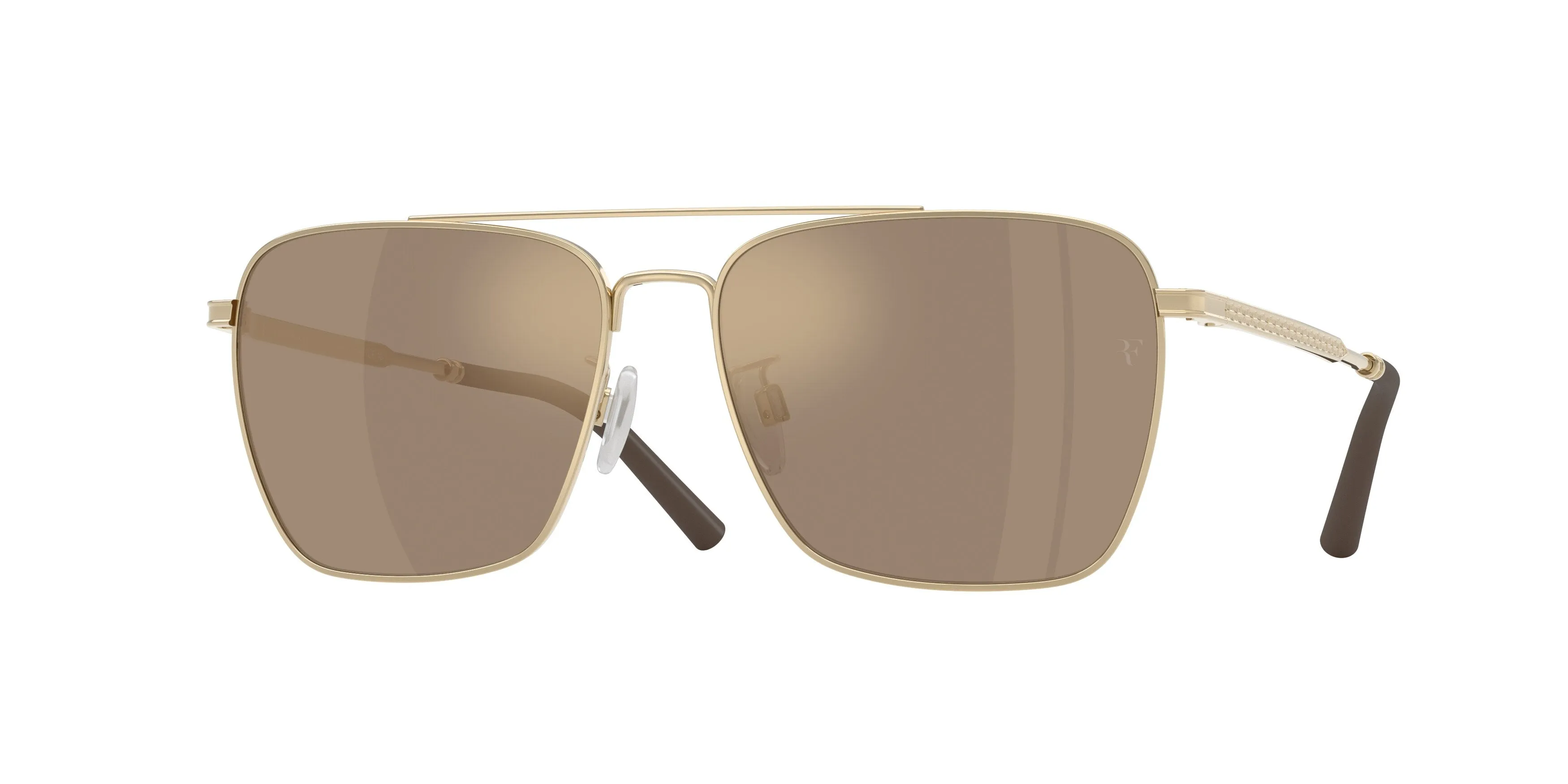 Oliver Peoples OV1362S R-15 50355A Occhiali da sole Metallo Oro Marrone Squadrata Normale - immagine 1