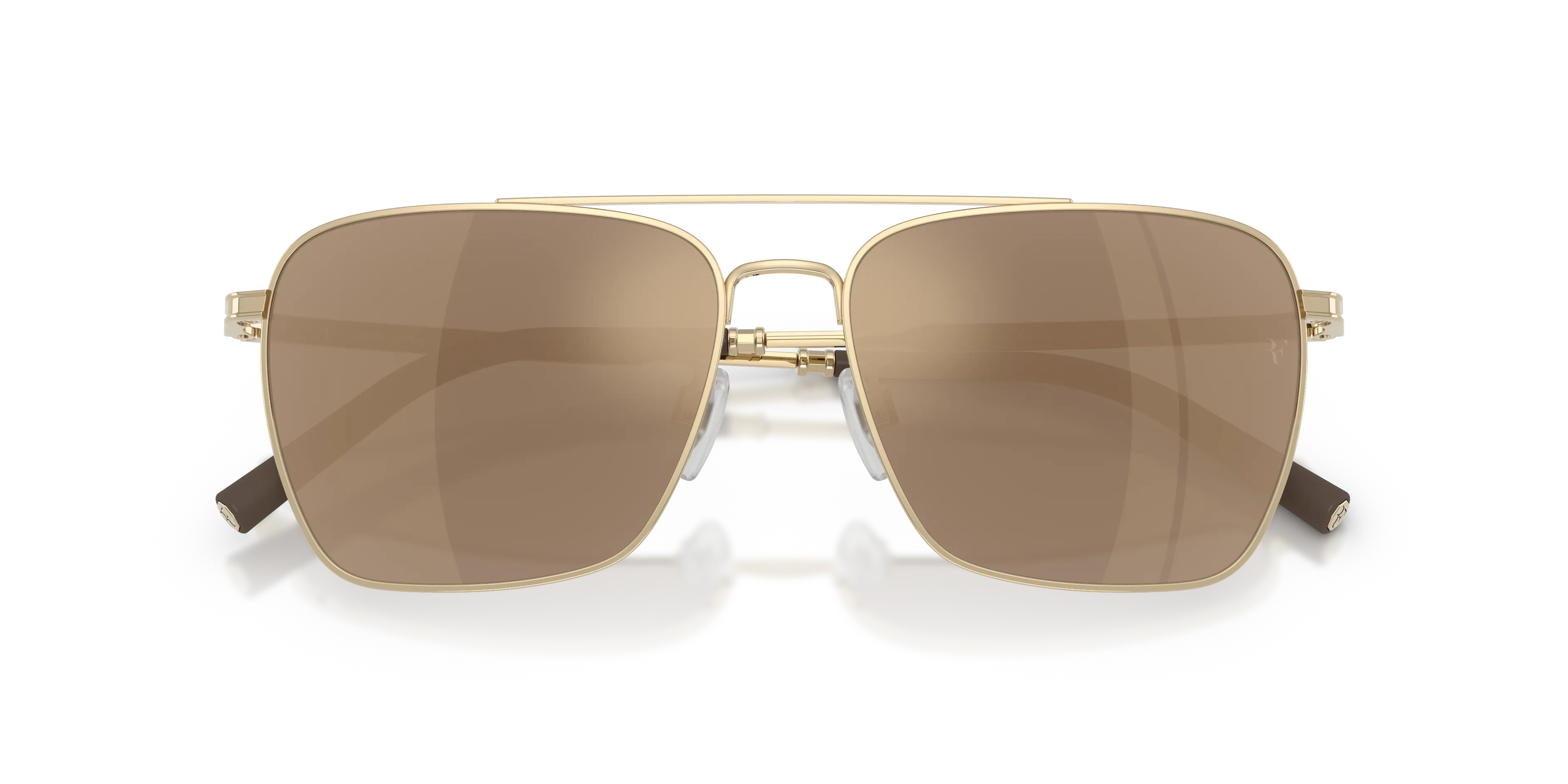 Oliver Peoples OV1362S R-15 50355A Occhiali da sole Metallo Oro Marrone Squadrata Normale - immagine 2