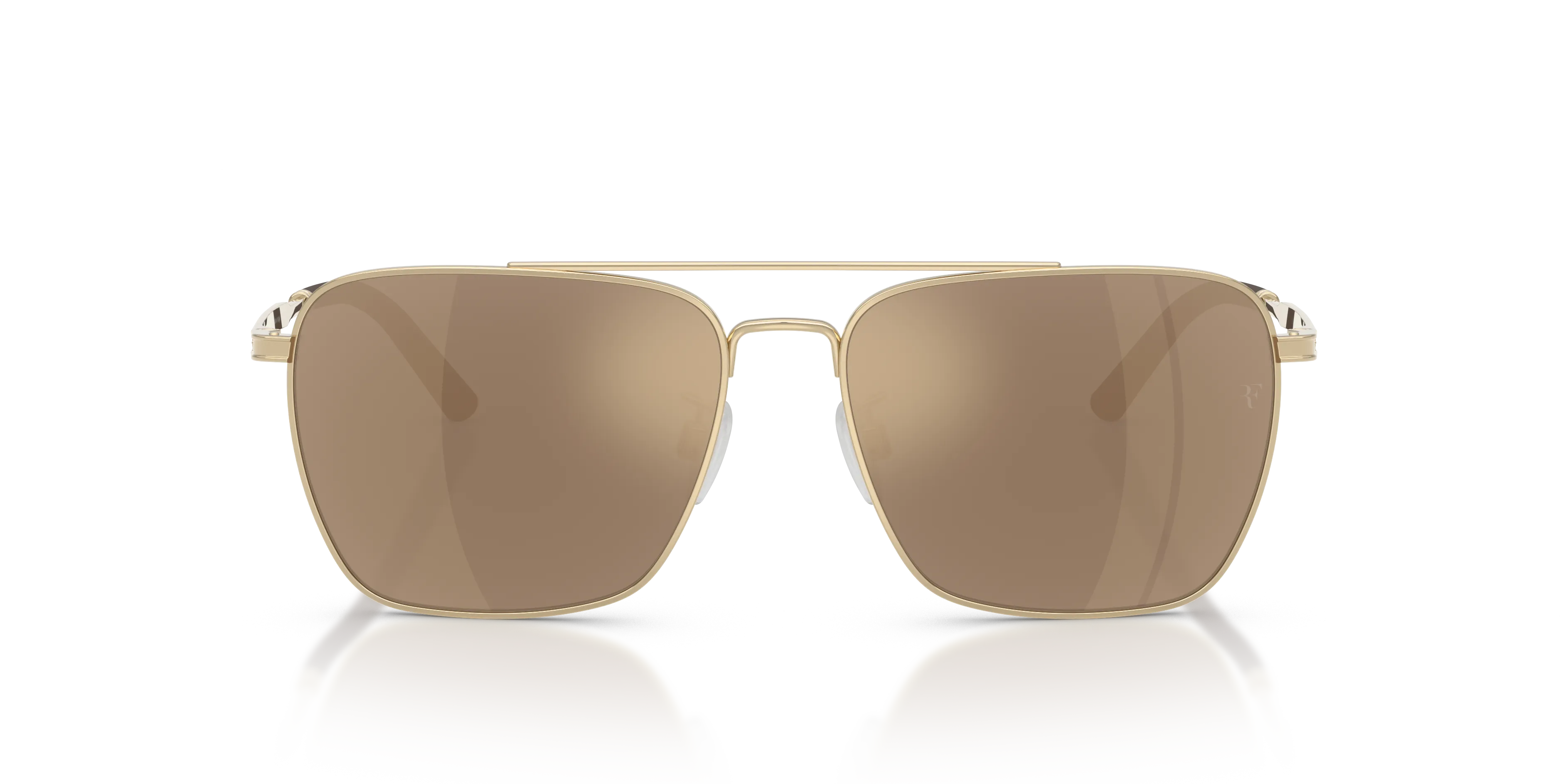 Oliver Peoples OV1362S R-15 50355A Occhiali da sole Metallo Oro Marrone Squadrata Normale - immagine 3