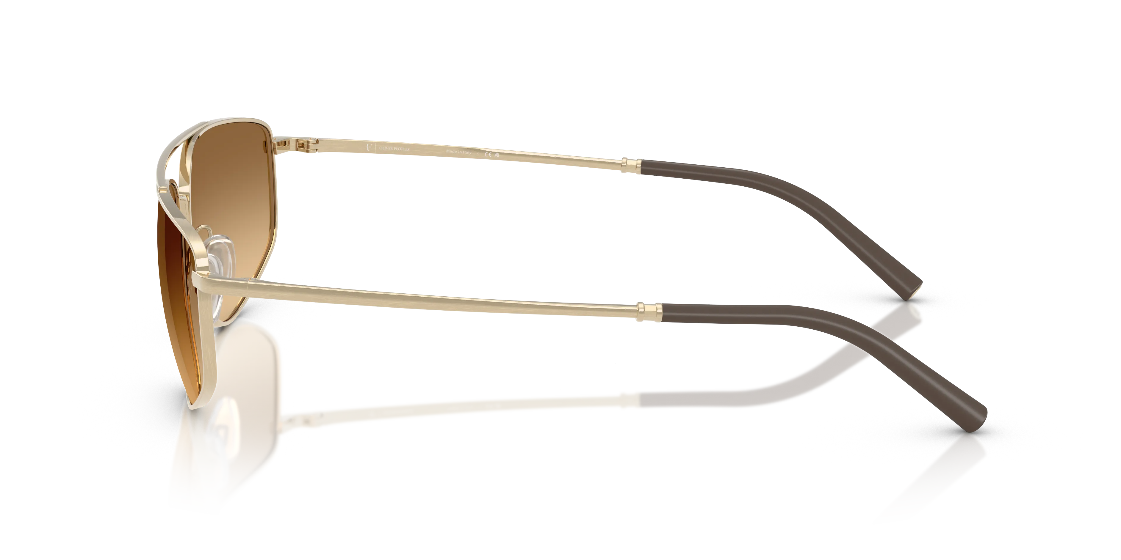Oliver Peoples OV1361S R-14 524513 Occhiali da sole Metallo Oro Marrone Pilot Fotocromatiche - immagine 4
