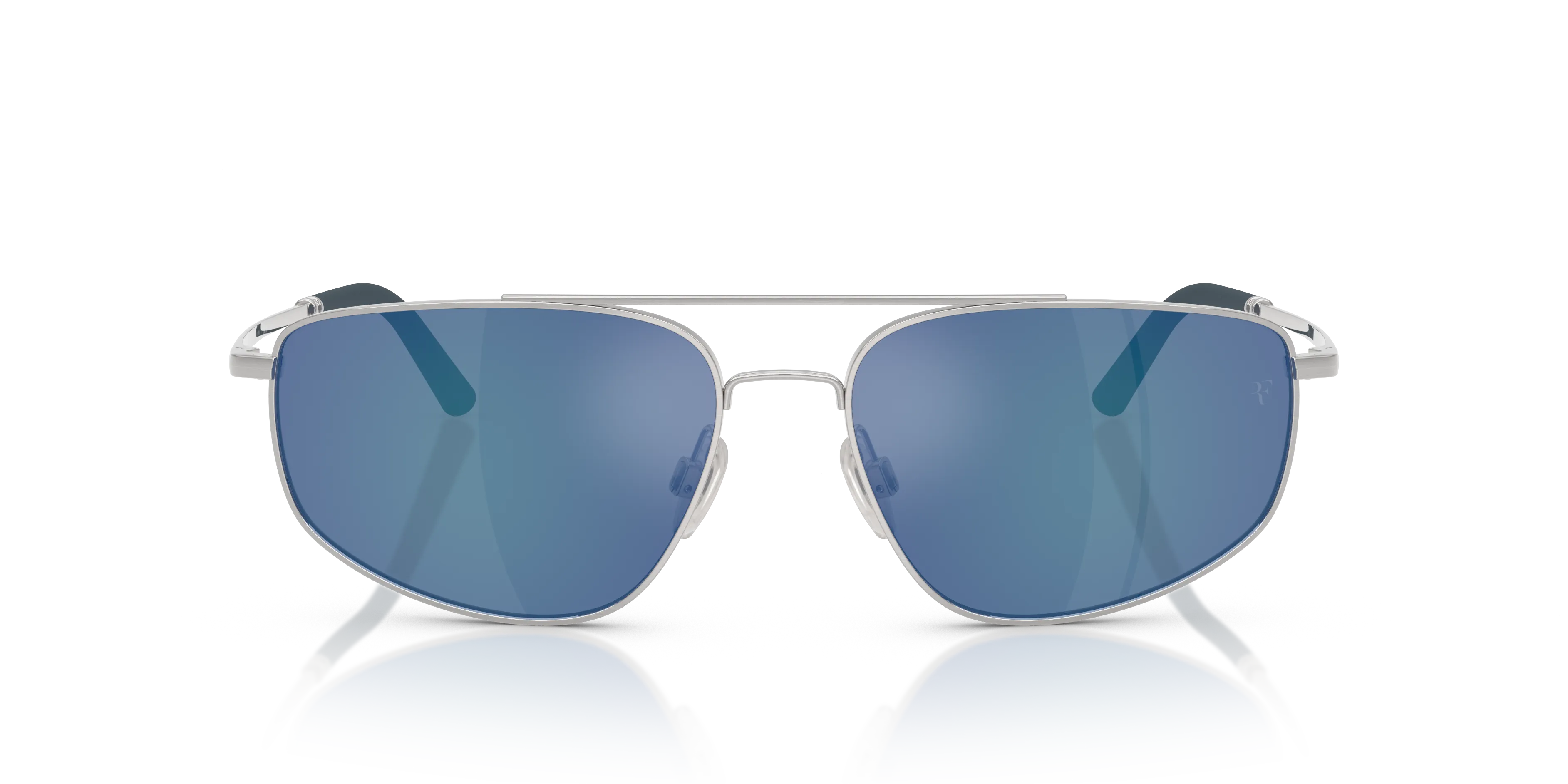 Oliver Peoples OV1361S R-14 506355 Occhiali da sole Metallo Argento Blu Pilot Normale - immagine 3