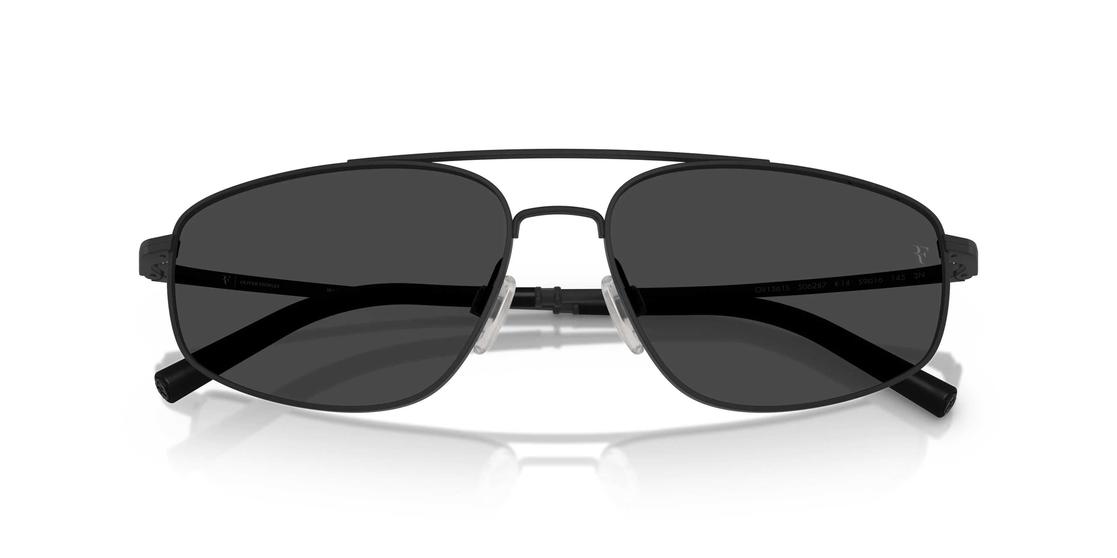 Oliver Peoples OV1361S R-14 506287 Occhiali da sole Metallo Nero Grigio Pilot Normale - immagine 2