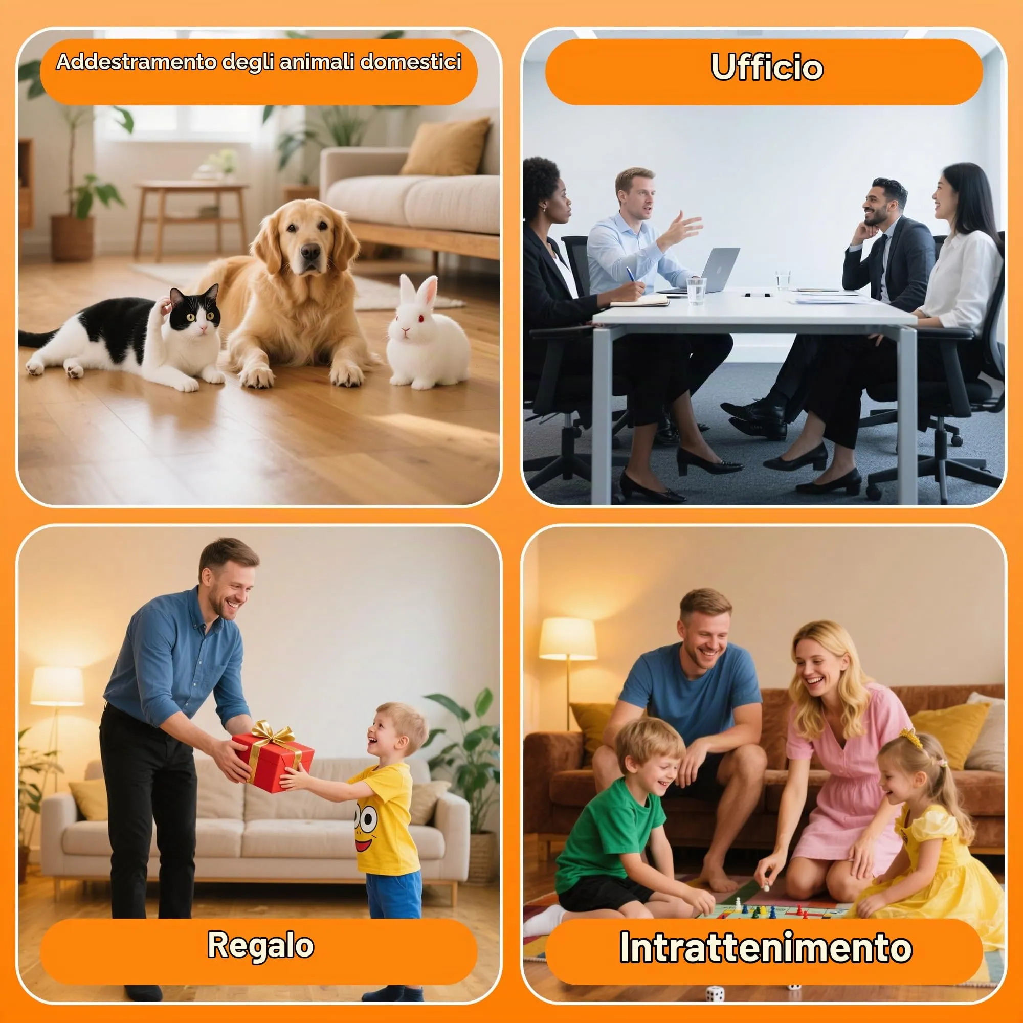 DUBUOZA Buzzer Button con 30 Secondi di Registrazione e Riproduzione Buzzer con Funzione di Registrazione Pulsanti per Cani per Allenamento e Giochi per Animali Domestici (6) - immagine 7
