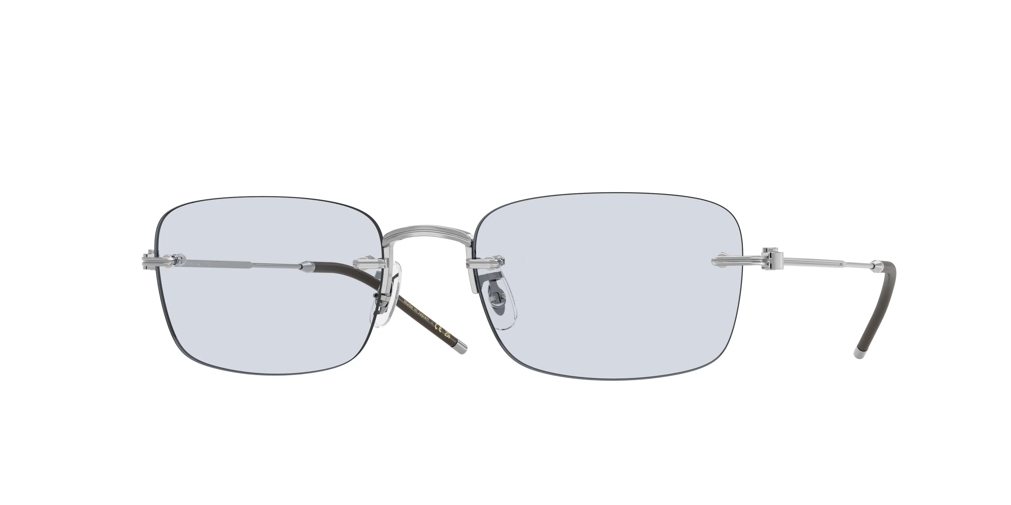 Oliver Peoples OV1359T TK-10 5036 Montature da vista Titanio Argento Azzurro Squadrata Normale - immagine 1